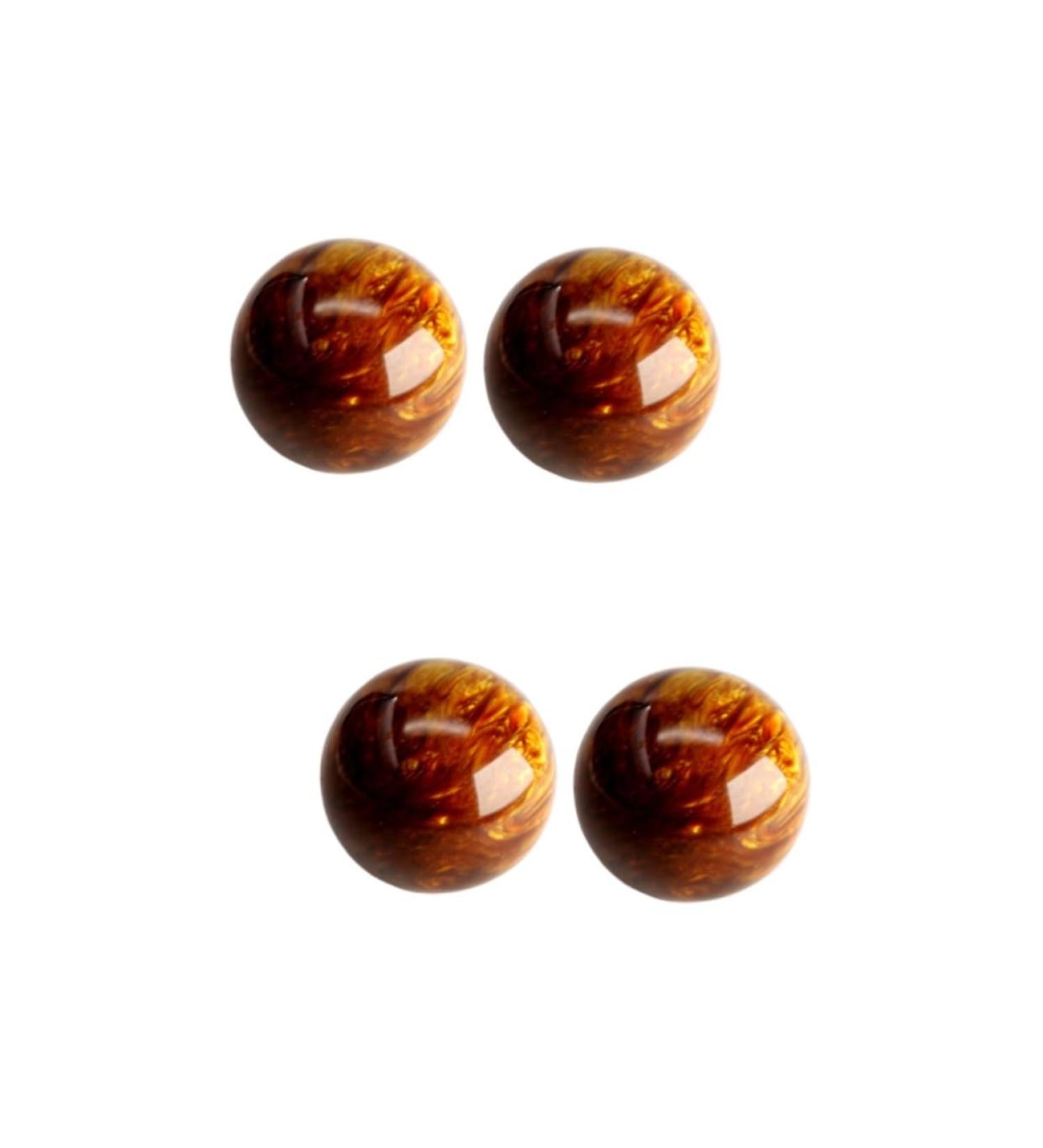 Healeeved Spiky Massage Balls - 4 Piece Wooden Roller & Hand Exercise Device for Muscle Relief & Trigger Point Therapy | International Shipping Available - Buy Online on GoSupps.com