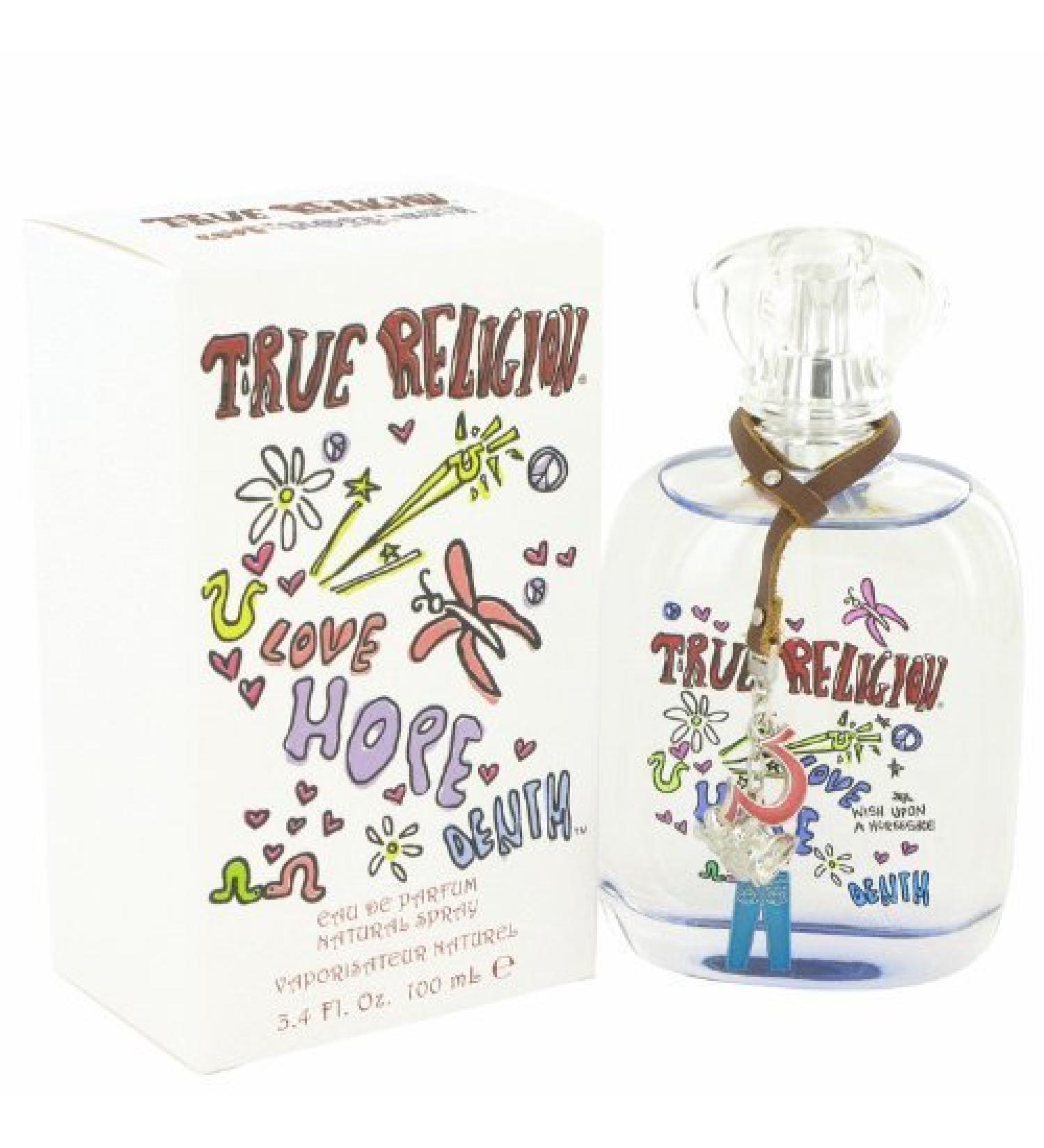 NIB True Religion Love Hope Denim Perfume EDP Spray FOR WOMEN - 3.4 oz by True Religion