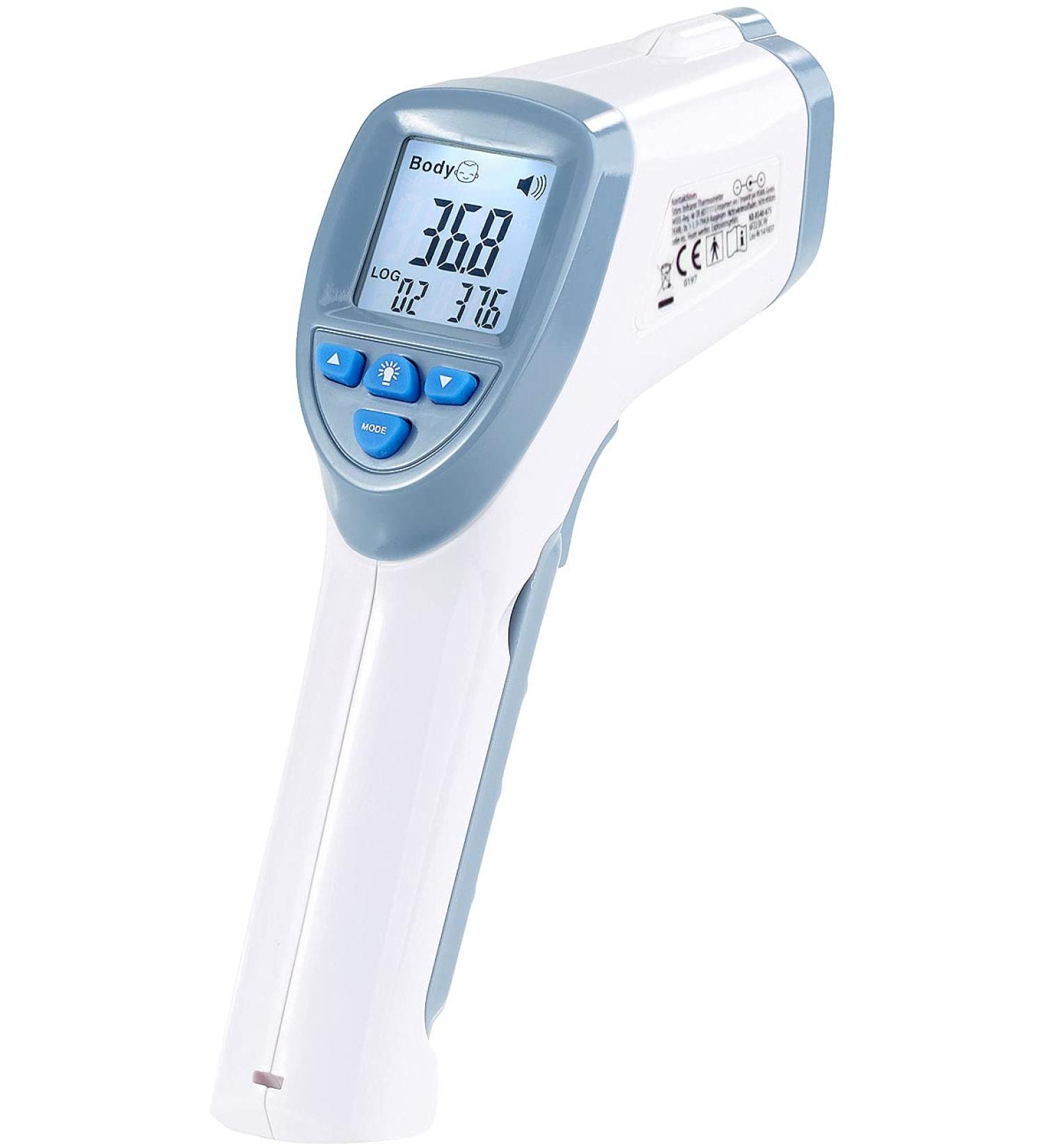 Newgen Medicals Thide-and-asze: 2-in-1 Infrared Thermometer | Digital Contactless Fever Measurement | Medical Grade Thermometer for Accurate Temperature Reading - Buy Online on GoSupps.com