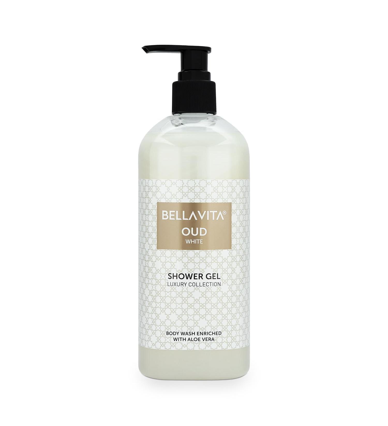 Luxury OUD WHITE Body Wash - Refreshing Shower Gel for Deep Cleansing & Hydration | 500 ml Aloe Vera Formula for Softer Skin - Buy Online on GoSupps.com