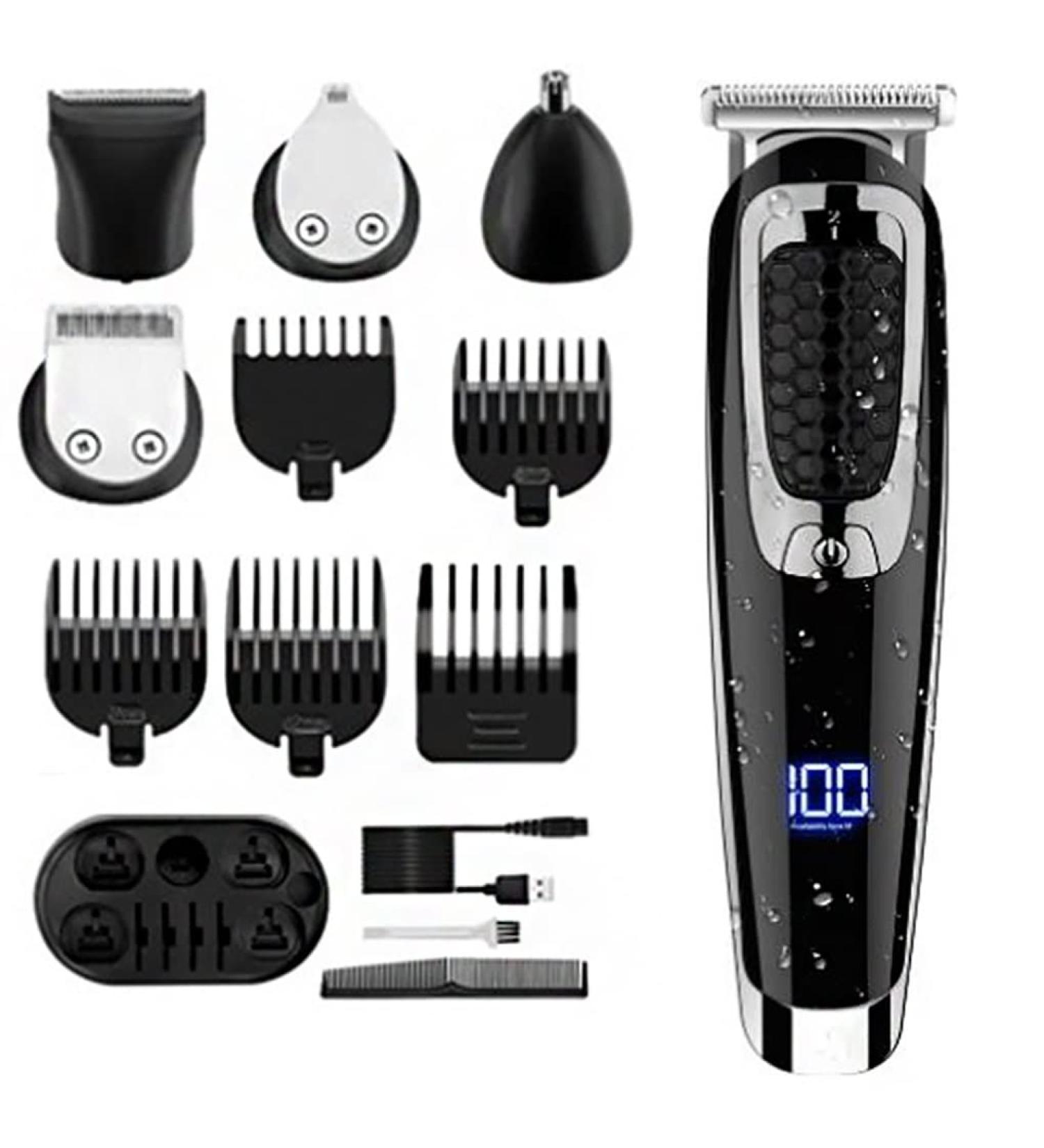 Professional All-in-One Hair Clippers & Beard Trimmer - Electric Grooming Kit for Men | International Shipping Available - Buy Online on GoSupps.com