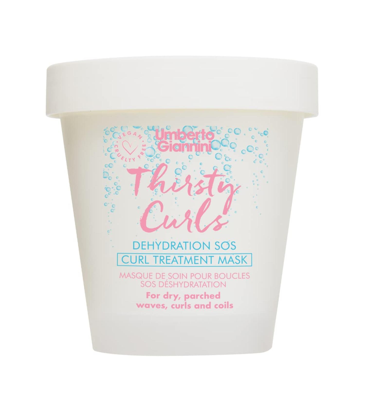 Umberto Giannini Thirsty Curls Treatment Mask - Hydrating Deep Care for Dry & Dehydrated Curls | International Shipping Available - Buy Online on GoSupps.com