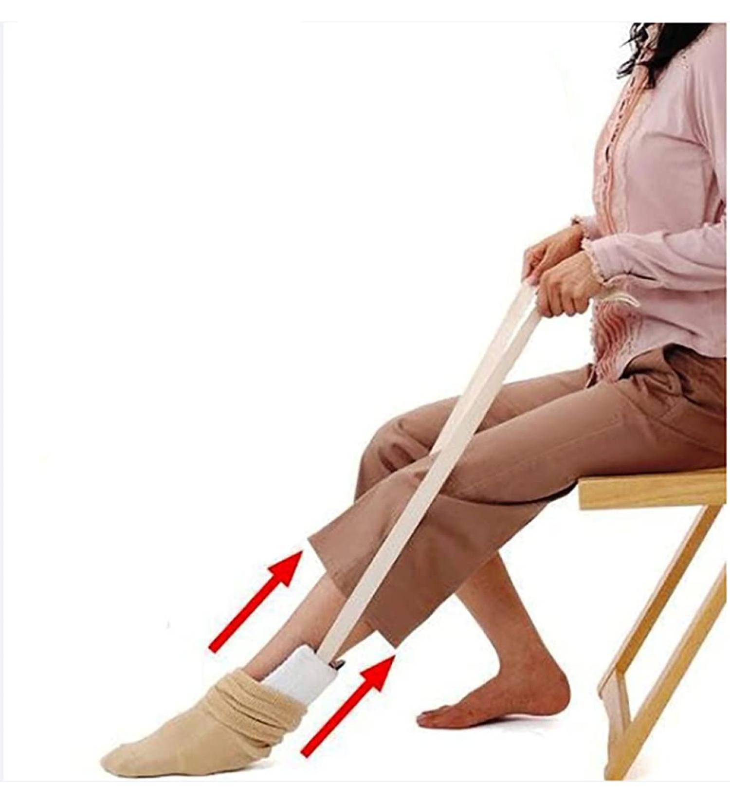 Sock Aid for Elderly Disabled and Handicapped Pull Up Assistance Help Easy-On and Easy Off Socks Aid - Buy Online on GoSupps.com