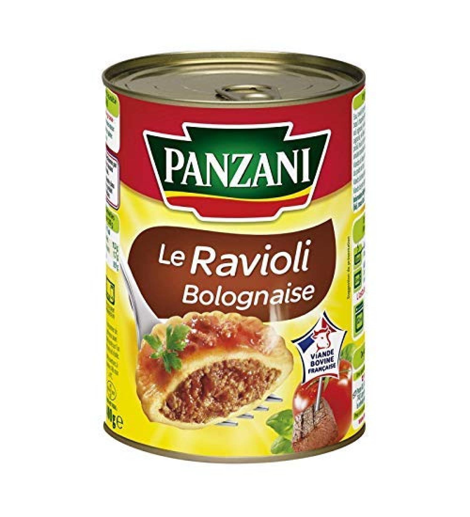 PANZANI - Ravioli Bolognese Box of 400G - Pack of 4 - free delivery