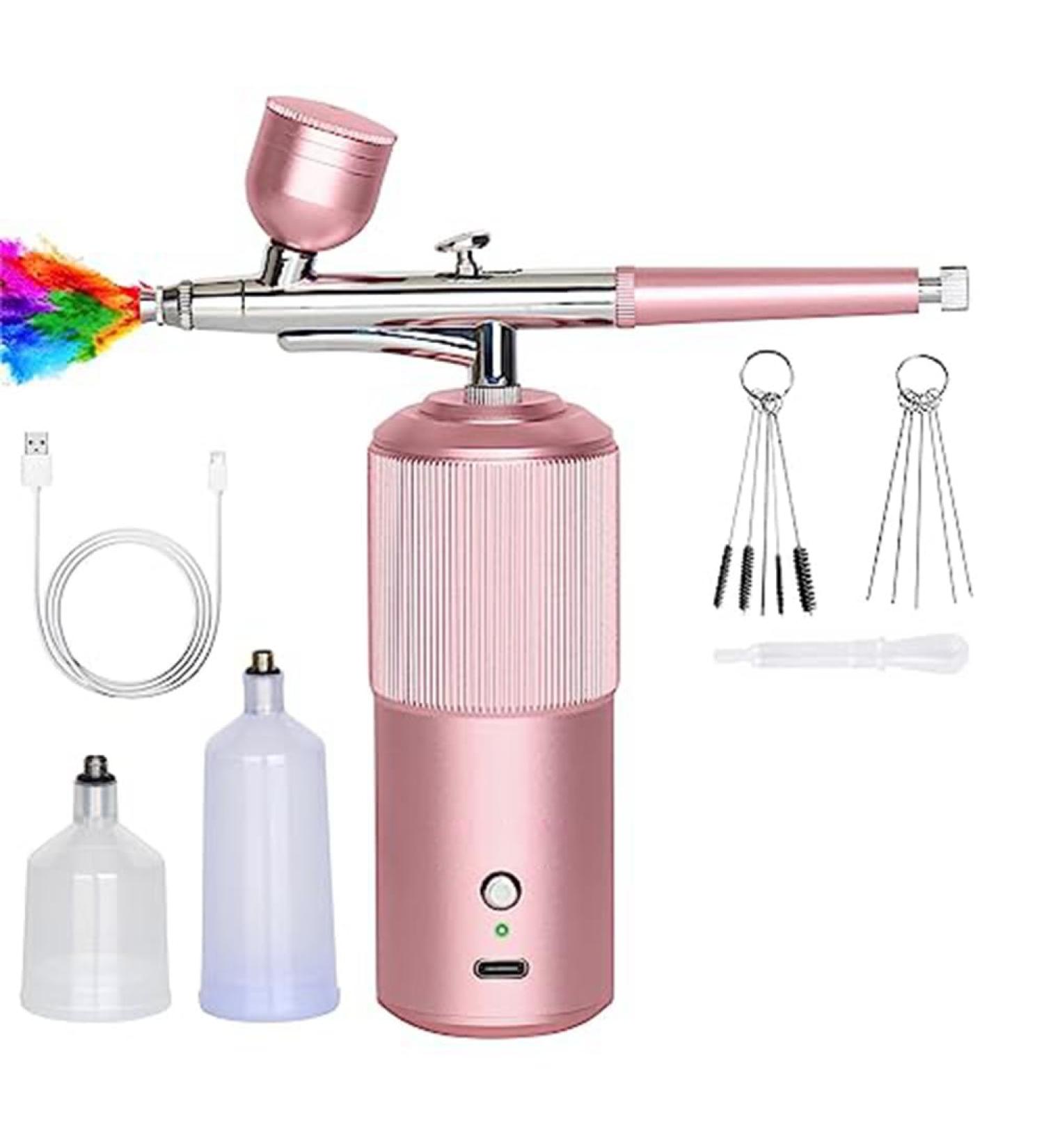 piuryue Airbrush Set Kit Rechargeable Handheld Airbrush Compressor Professional Cordless Auto AirbrushGun for Nail Art Makeup A - Buy Online on GoSupps.com