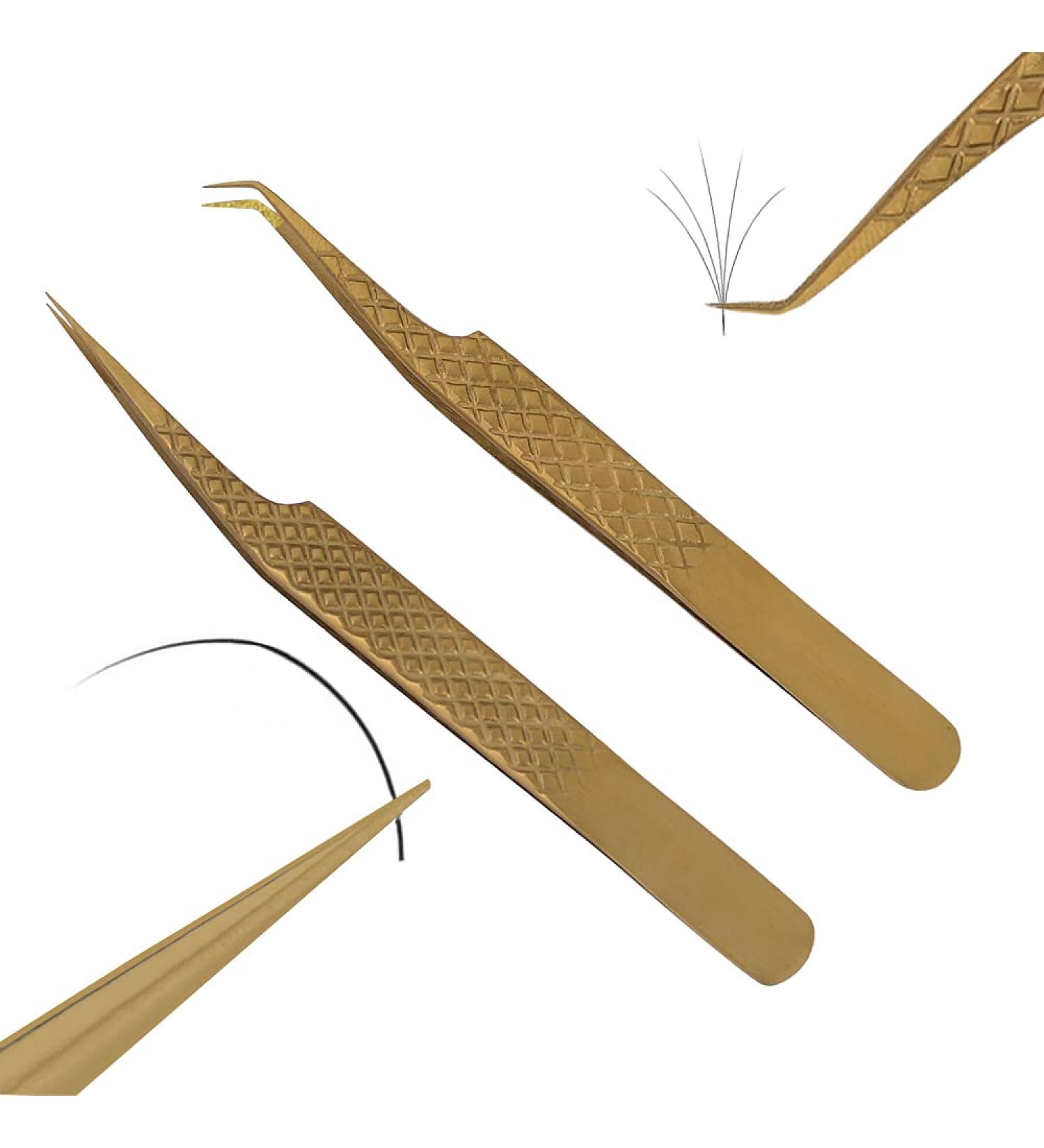 45 Degree Volume tweezers & Straight Tweezer