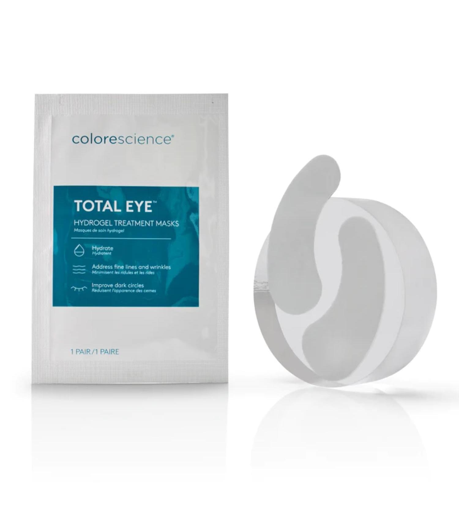 Colorescience Total Eye Hydrogel Treatment Masks - 12 ct | Hydrate & Brighten Eyes - Fast International Shipping - Buy Online on GoSupps.com