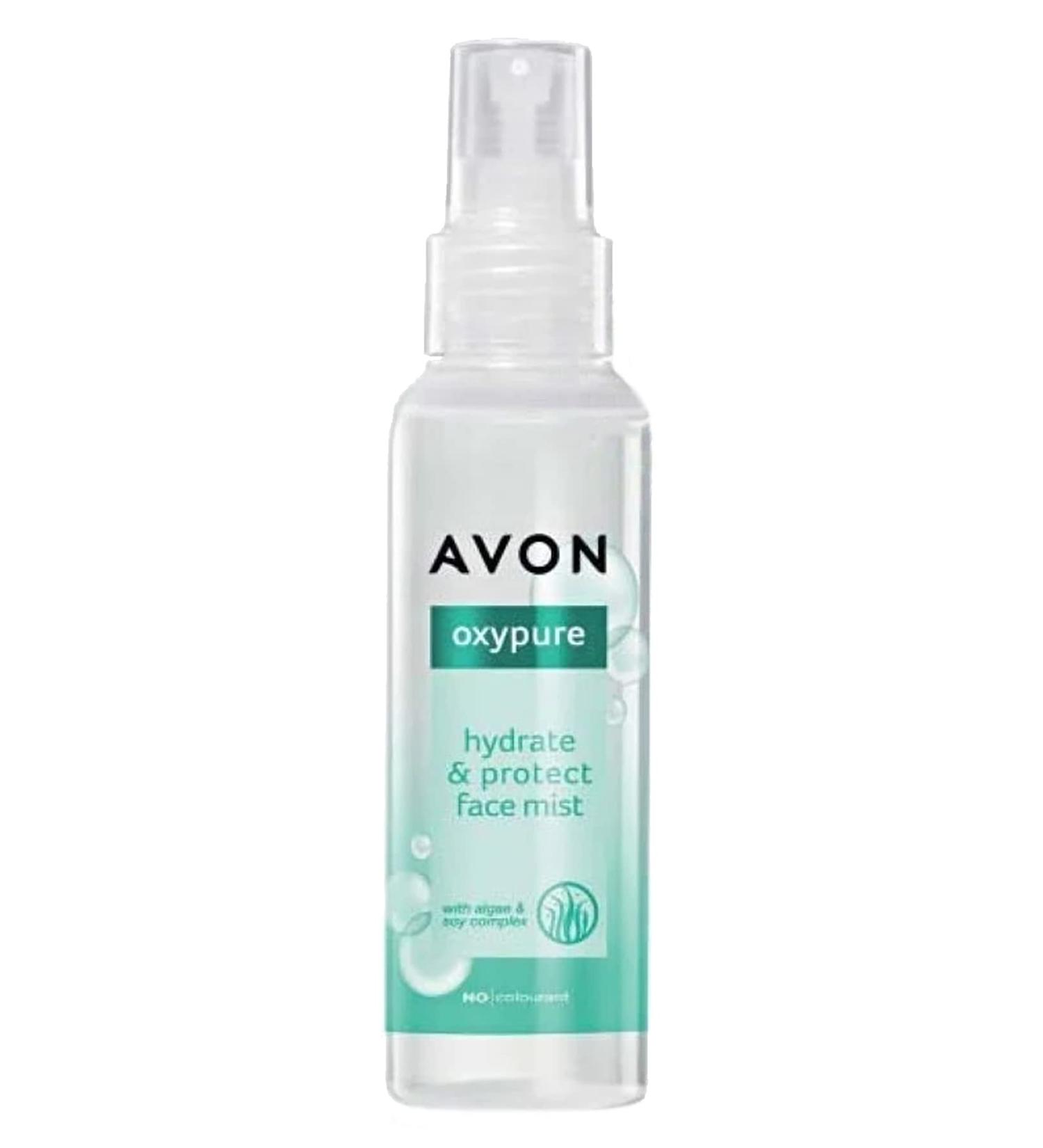 Avon Oxypure Hydrate & Protect Face Mist with Algoe & Soy Complex 100ml Spray Boxed