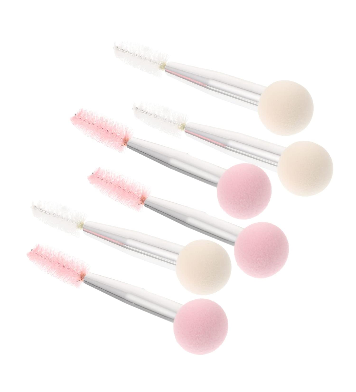 Buy 6pcs Double Head Sponge Makeup Brush Set | Cosmetic Applicator & Eyebrow Tools | International Shipping - Buy Online on GoSupps.com