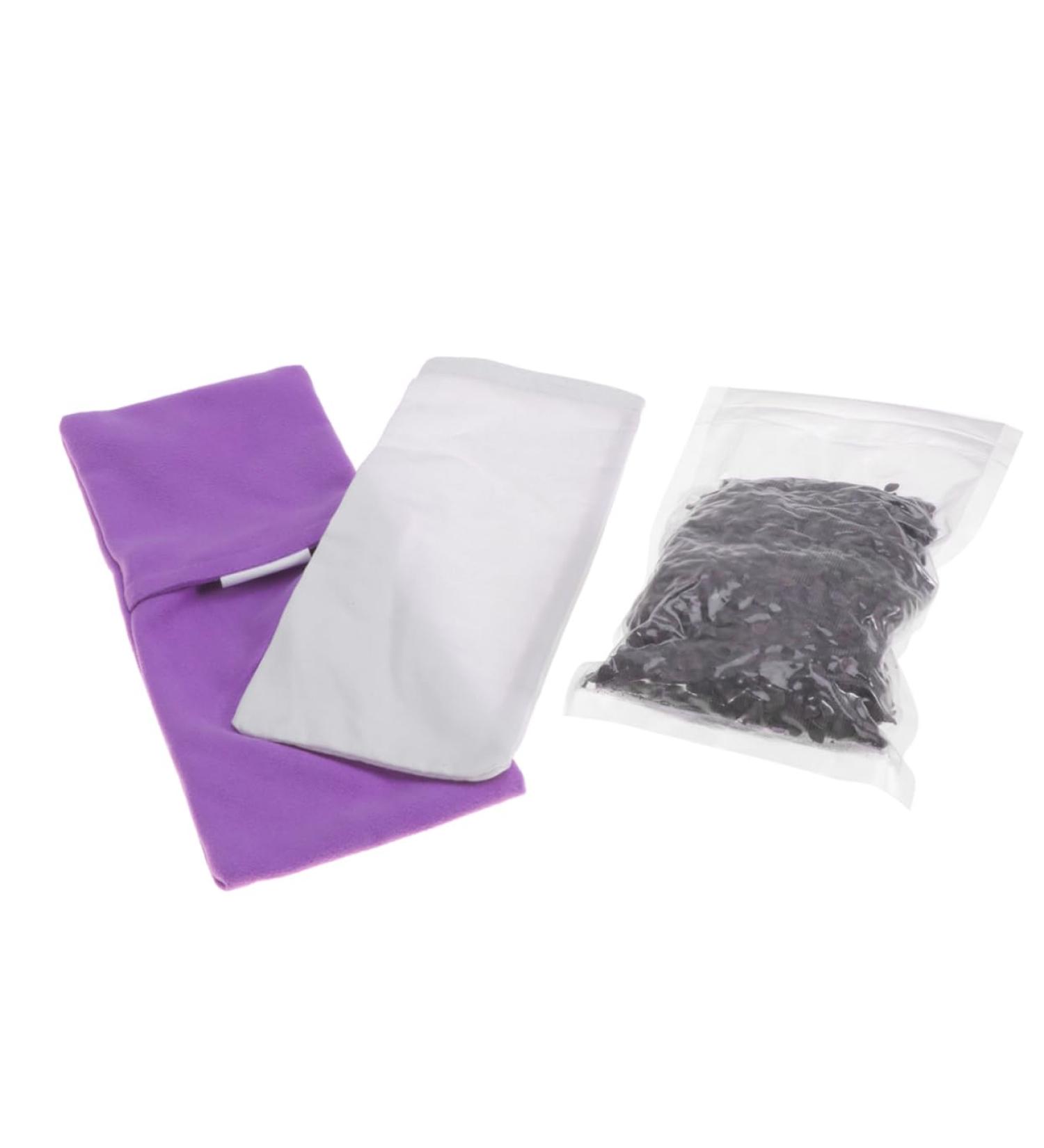 COLLBATH Heated Eye Mask organic flax eye pillows sleeping eye pillow relaxation eye masks sleeping eye cover microwavable heated eye masks lavender eye pillow Yoga Eyeshade natural purple Size 1 Purple - Buy Online on GoSupps.com