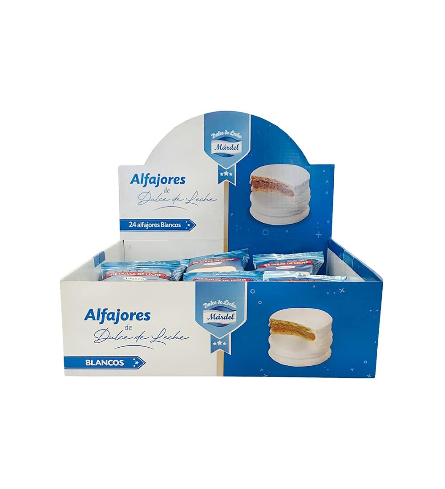 Mardel ALFAJORES WITH WHITE CHOCOLATE AND DULCE DE LECHE MARDEL