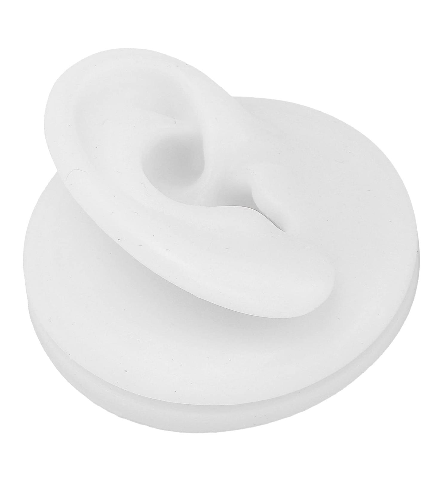 Realistic Silicone Ear Model for Piercing Training - Reusable Lightweight Fake Ear for Teaching Demonstrations (Right Ear - Buy Online on GoSupps.com