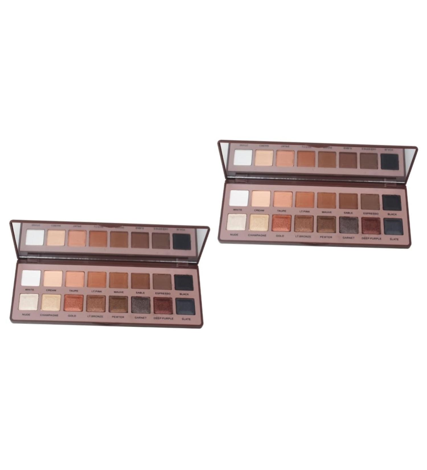 FRCOLOR 2pcs 16 Earth Eyeshadow 16 Colors Eyeshadow Palette Eye Shadow Chocolate Blush 1 count (Pack of 1) Chocolatex2pcs - Buy Online on GoSupps.com