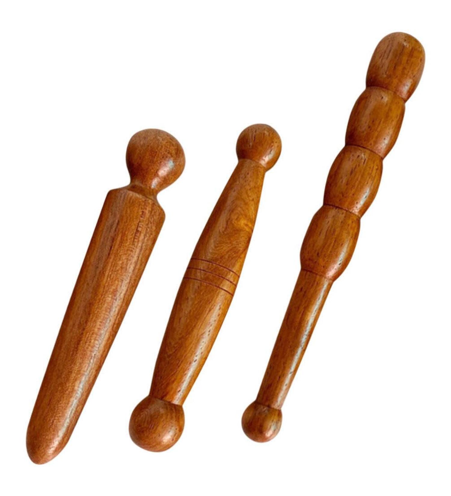 Mobestech Wooden Reflex Zone Massage Tools - Hand & Foot Massager for Travel | Thai Massage for Body Neck Back & Face - Buy Online on GoSupps.com