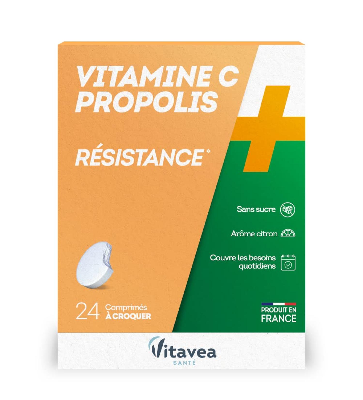 Nutrisant Vitamine C avec Propolis R sistance 24 Comprim s