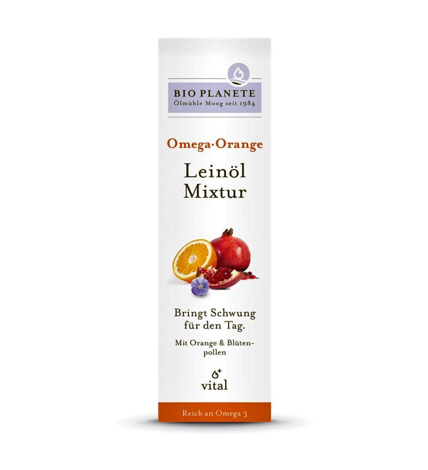 Bio Planete Bio Omega Orange Linseed Oil Mixture 4x100ml