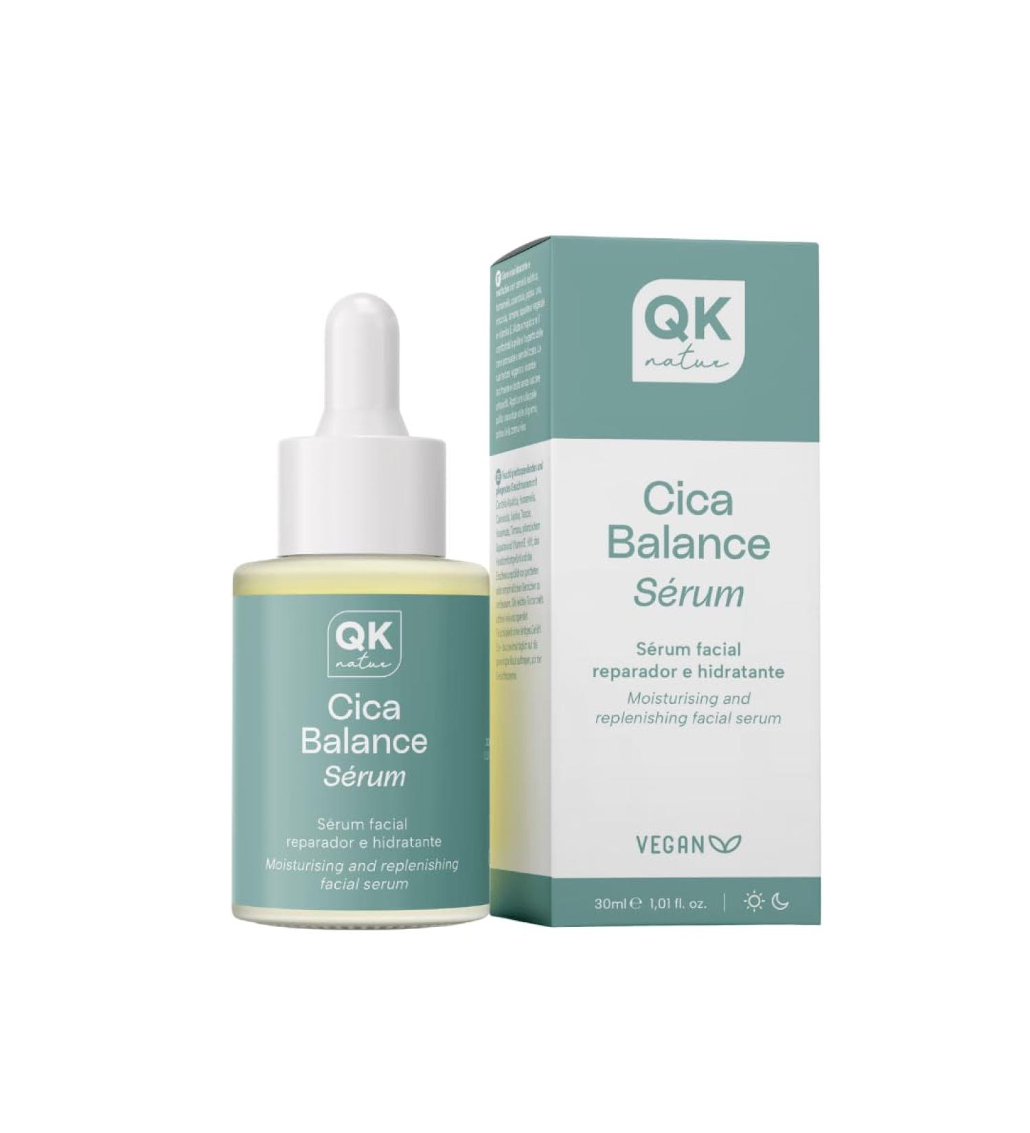 Cica Balance S rum visage r parateur et hydratant la centella asiatica l'hamam lis et au calendula | Avec squalane v g tal et vitamine E | Pour peaux sensibles ou d shydrat e | 30ml - Buy Online on GoSupps.com