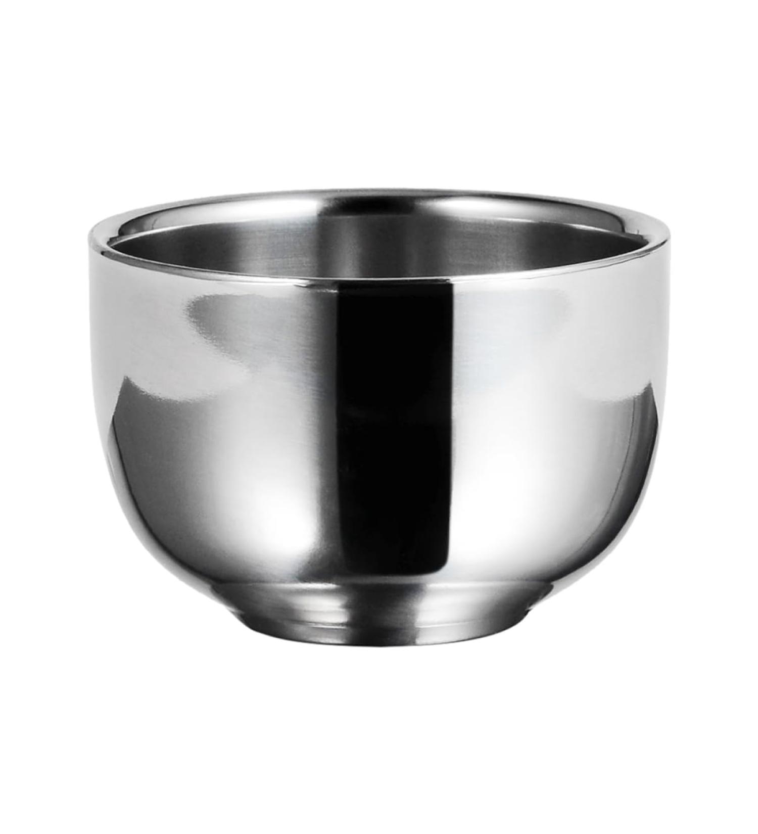 Frcolor Stainless Steel Shaving Bowl for Razor Brush & Foam | Durable Impact Bowl Mug for Men | Perfect Shaving Tool & Accessory - Buy Online on GoSupps.com