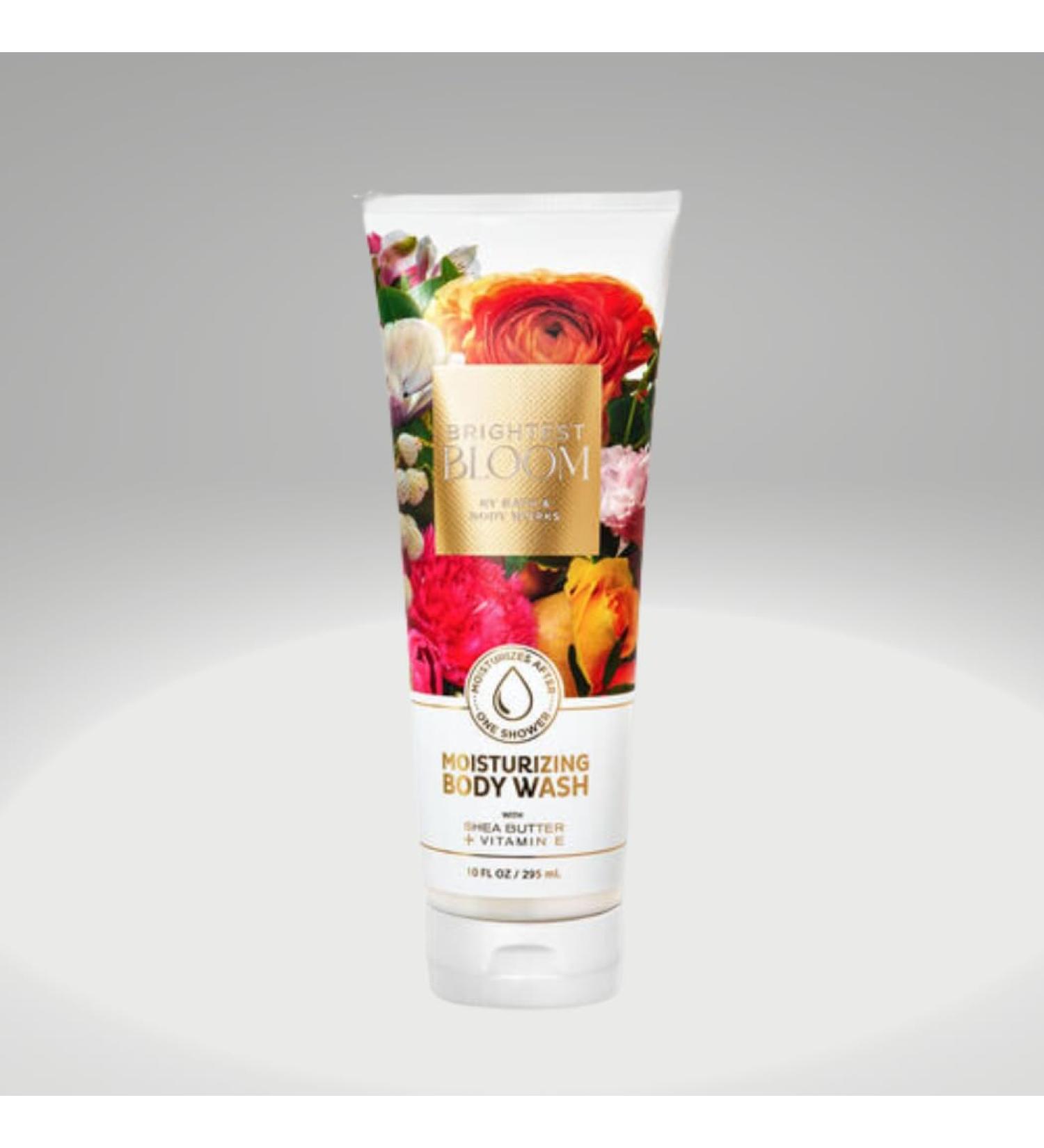 Bath & Body Brightest Bloom Moisturizing Body Wash with Shea Butter + Vitamin E 10 fl oz / 295 mL (Packaging May Vary)