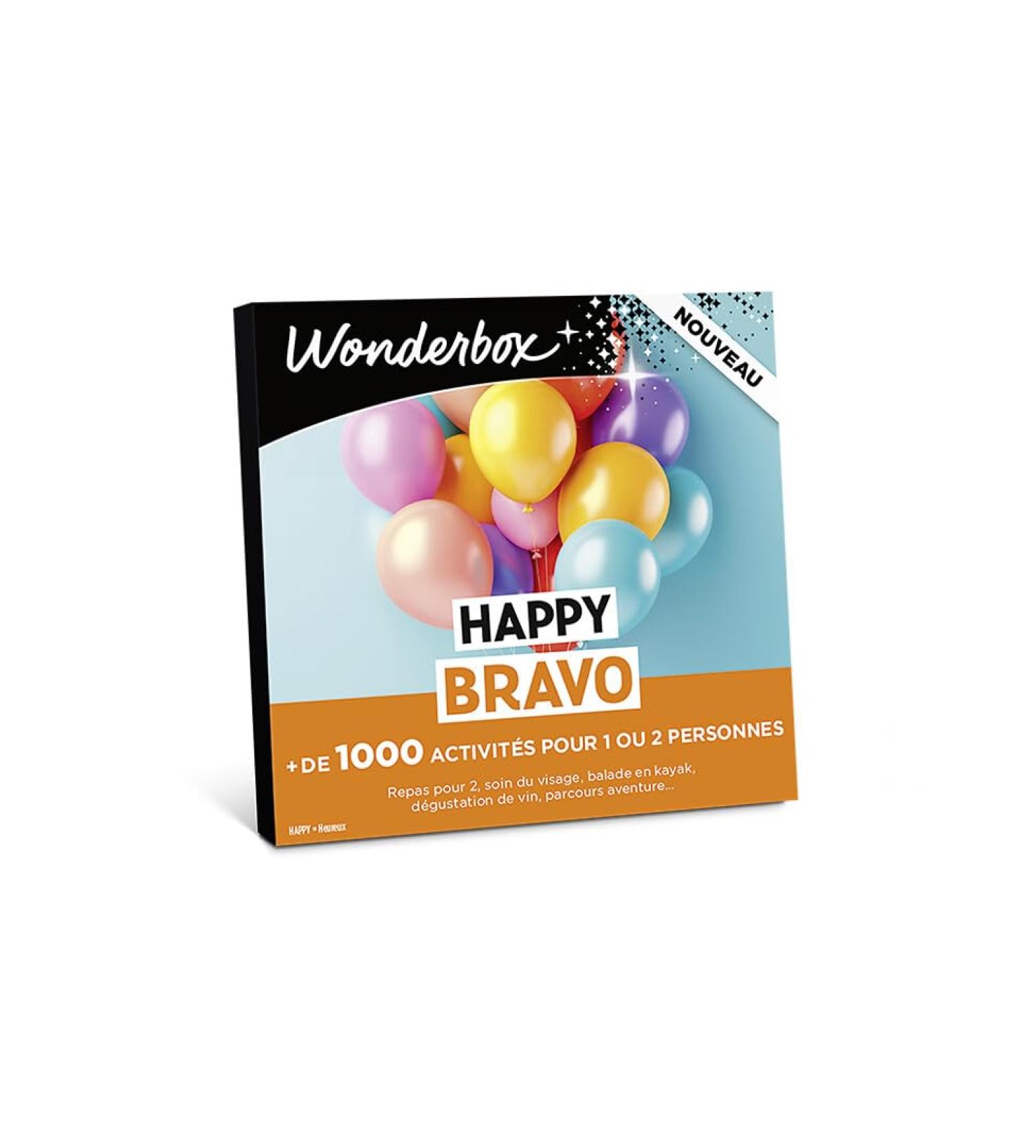 Wonderbox Happy Bravo! - Gift Box Multi-Activity Gift Idea - Buy Online on GoSupps.com