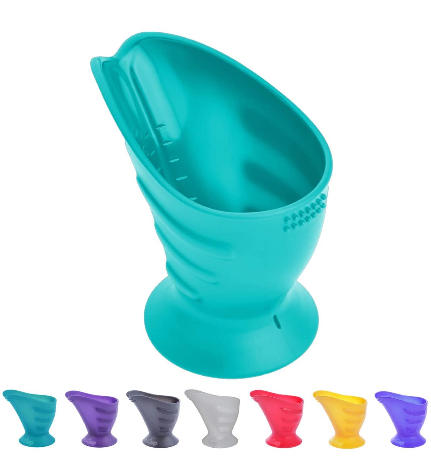 Hoppediz Camocup Drinking Cup - Ideal for Babies Children & Adults with Sensorimotor Restrictions - Petrol 1 Pack - Buy Online on GoSupps.com