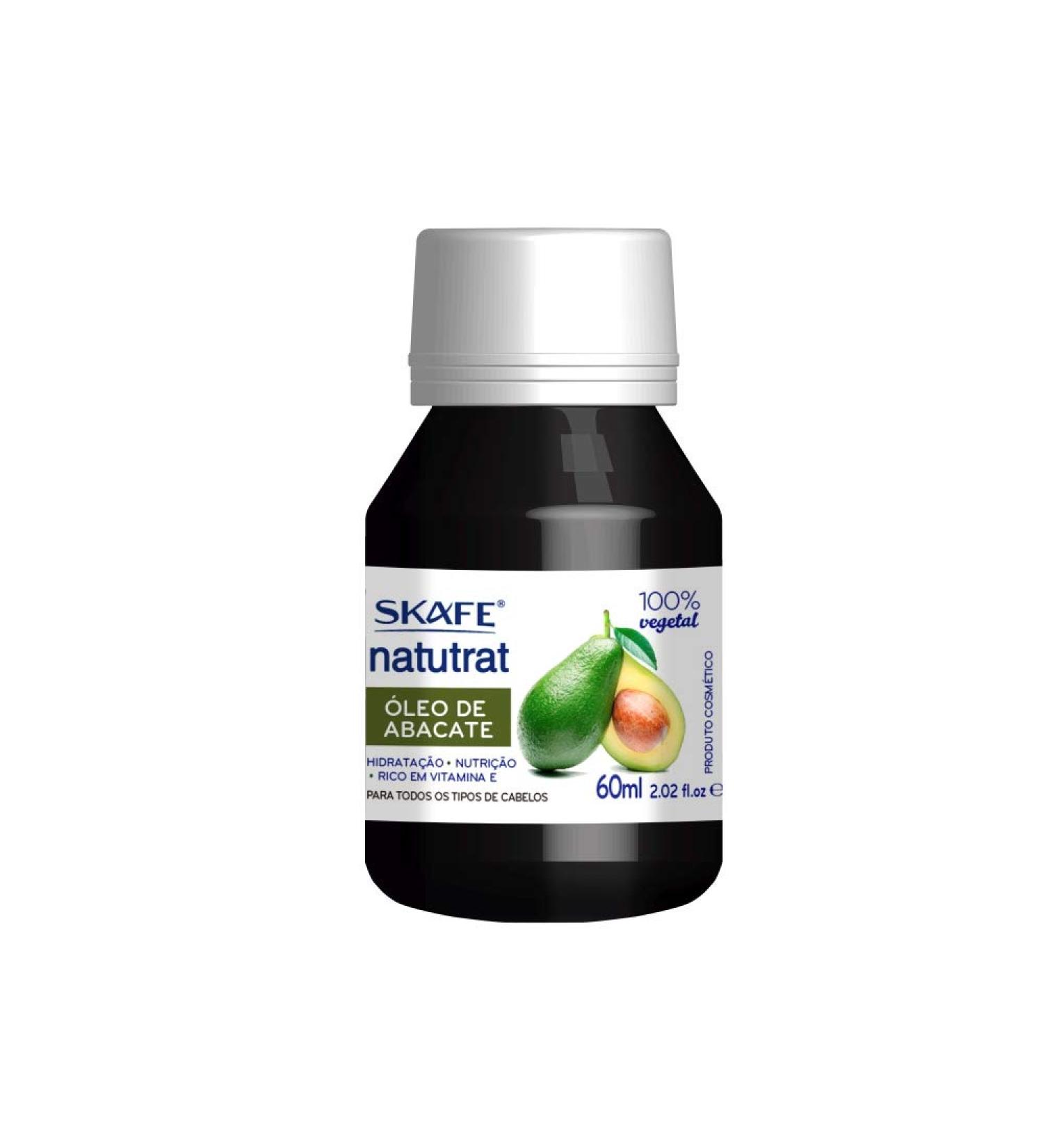 Linha Natutrat (Oleos Capilares) - Oleo Abacate 60 Ml - (Naturat (Hair Oils) Collection - Avocado Oil 2.02 Fl Oz)