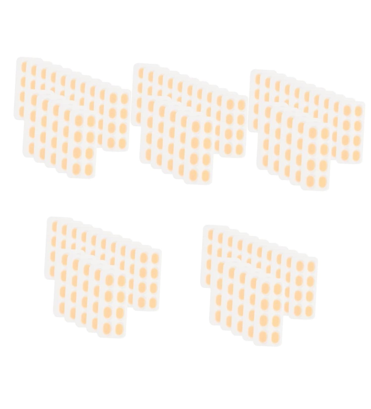 Lurrose 300 Pairs Oval Glasses Pads Eva-Sponge Khaki Nasal Pads for Glasses - Comfortable Accessories 5 Pieces (0.9x0.1cm) - International Shipping Available - Buy Online on GoSupps.com