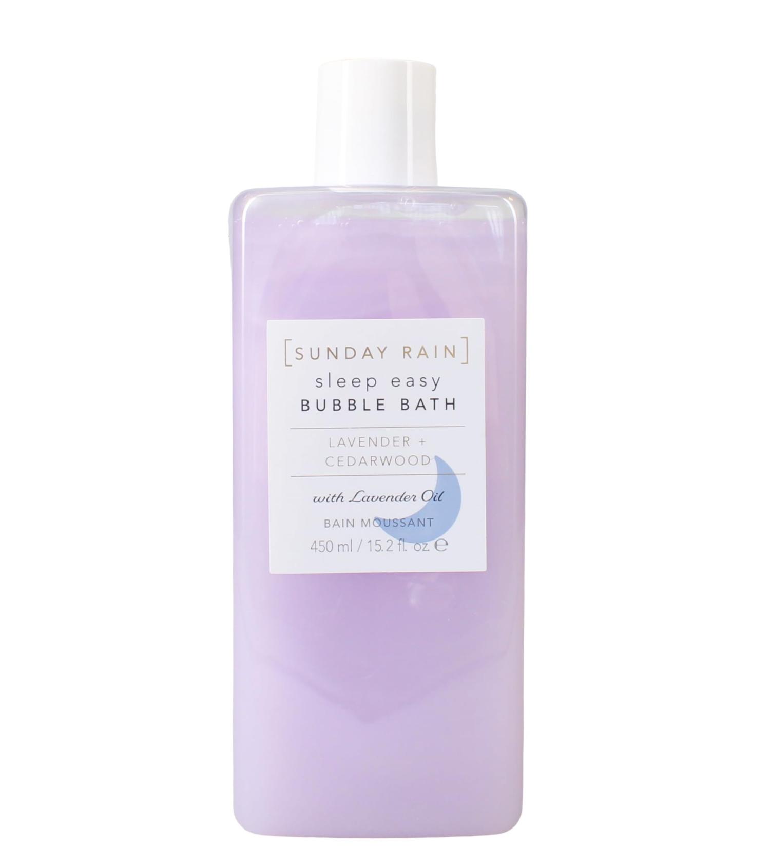 Sunday Rain Sleep Easy Bain moussant la lavande apaisant aide la relaxation v g talien et sans cruaut envers les animaux 450 ml Lavande 450 ml (Lot de 1) - Buy Online on GoSupps.com