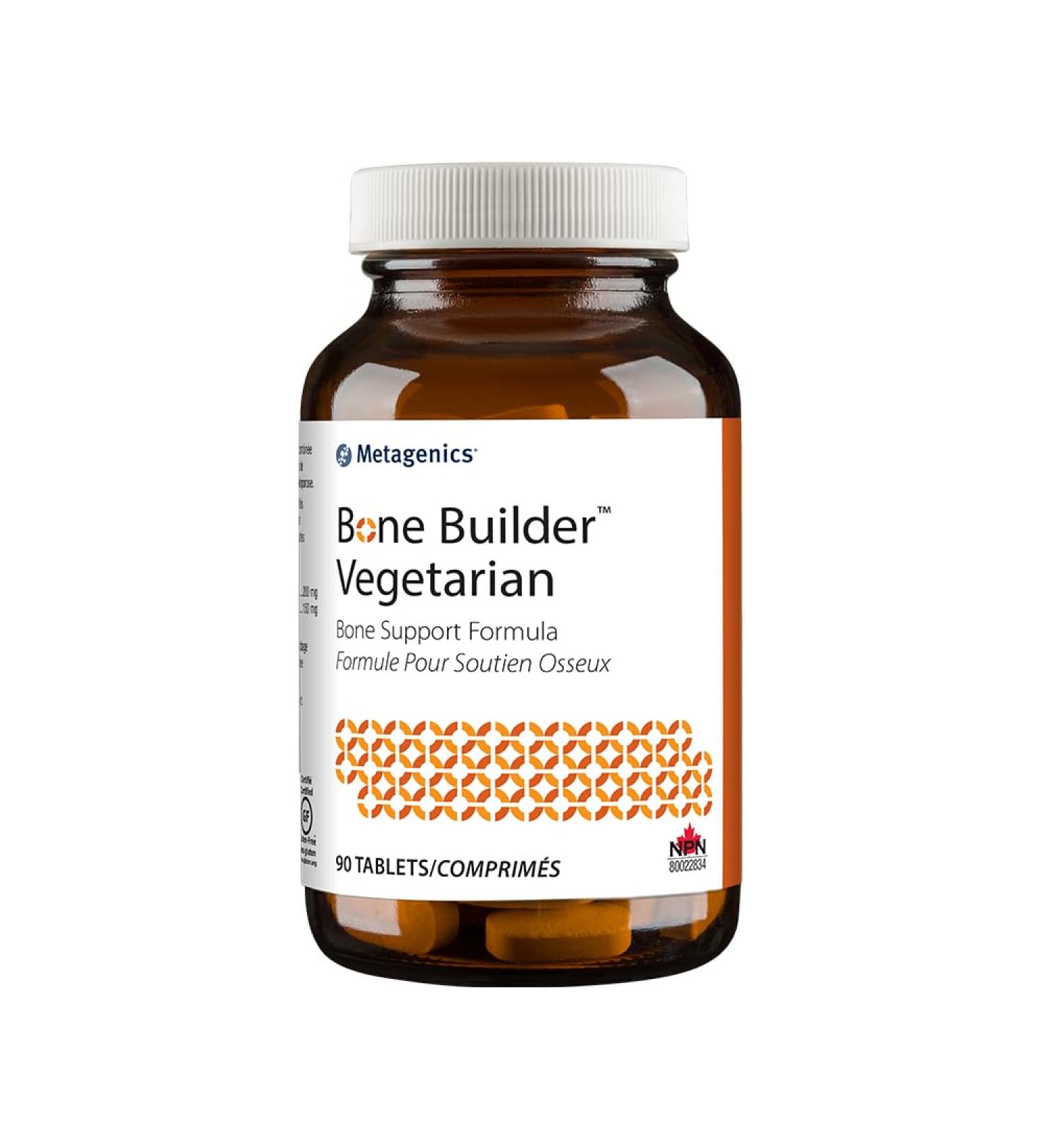 Metagenics - Bone Builder Vegetarian - Bone Support with Calcium and Magnesium - 90 Tablets - Buy Online on GoSupps.com