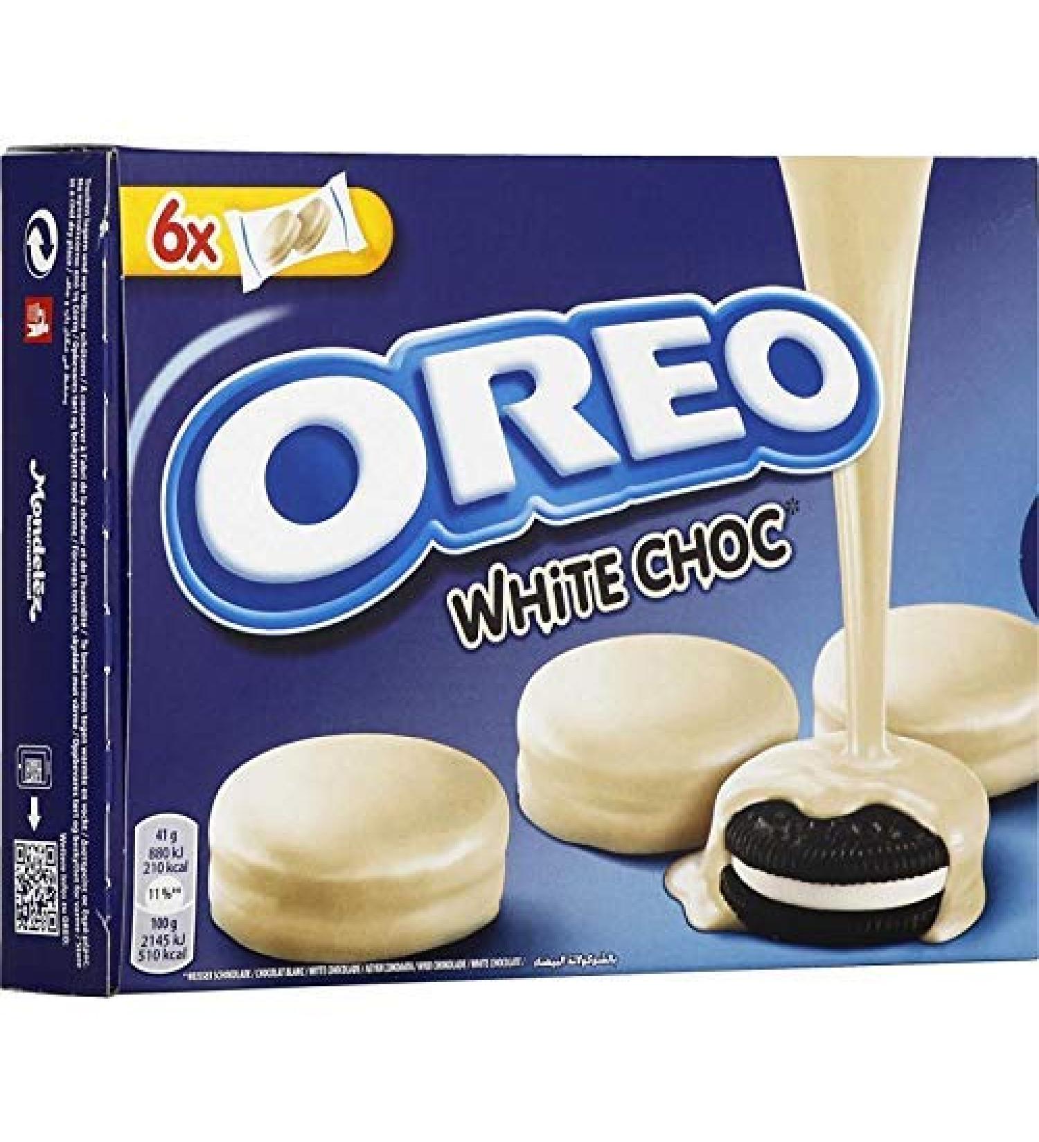 OREO - White Chocolate Covered 246G - Pack of 4 - free delivery