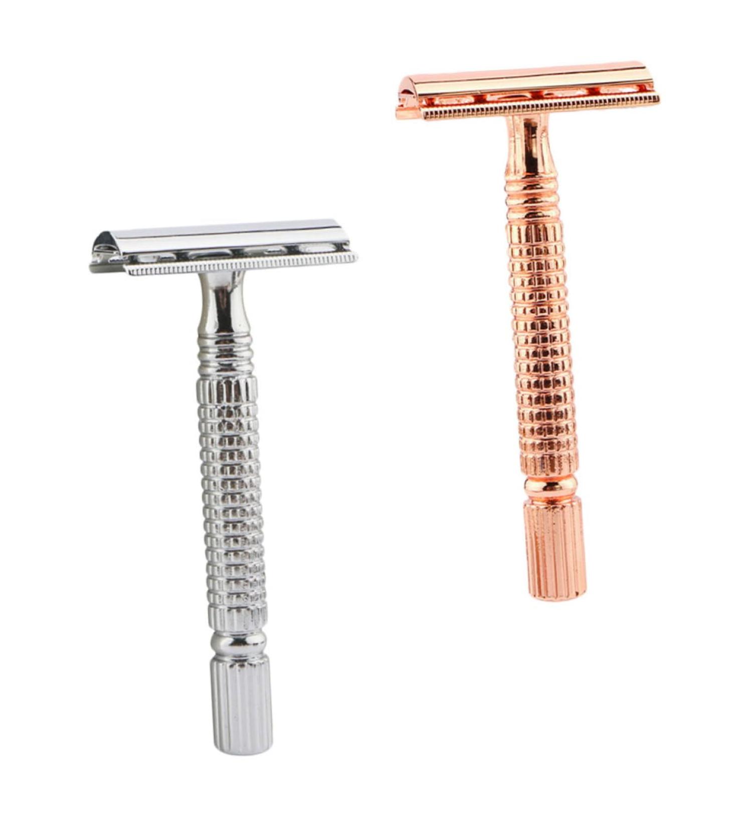 Premium Soesfoufu 2-in-1 Portable Cutthroat Razor - Perfect Gift for Men | Classic Manual Shaving Tool - Buy Online on GoSupps.com