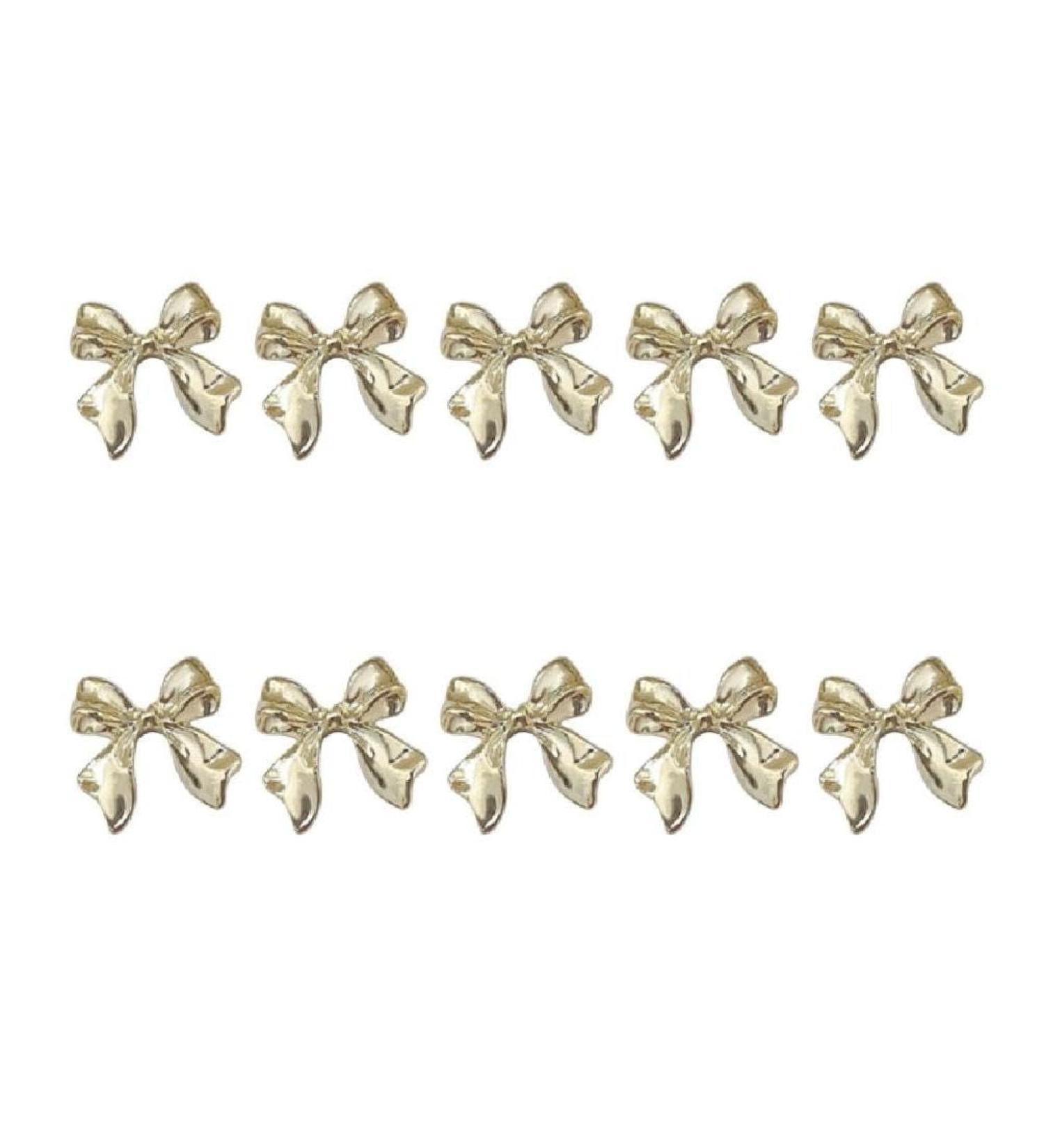 Metal Nail Art Studs 3D Metal Nail Art Jewelry Decorations Bows Rabbits Moon Multi-Shapes Nail Decoration Accessories Nail Art Jewels - Buy Online on GoSupps.com