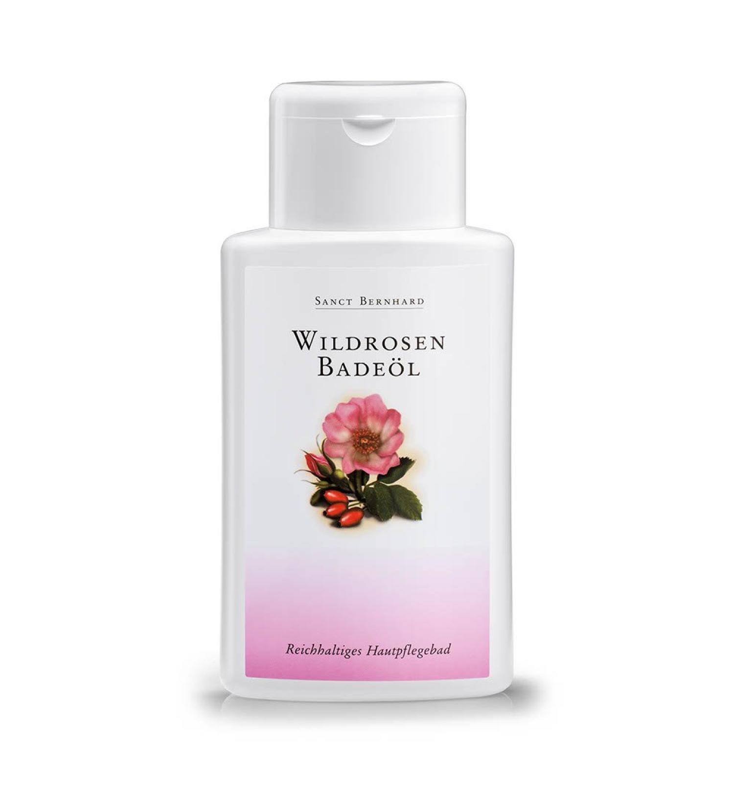 Sanct Bernhard wild rose bath oil with macadamia hemp oil St. John's wort oil lecithin oil 500 ml