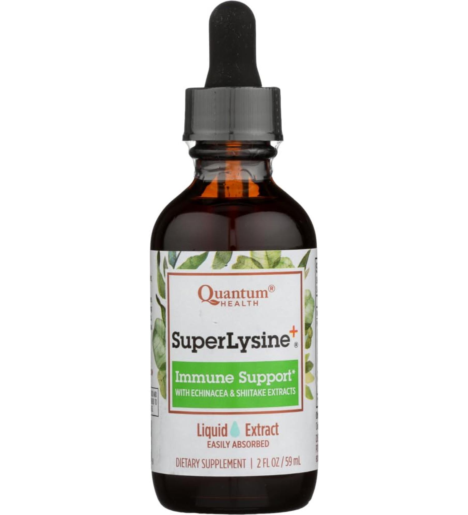 Quantum Amino Acid Super Lysine Plus Liquid Extract 2 Ounce - 3 per case. - Buy Online on GoSupps.com