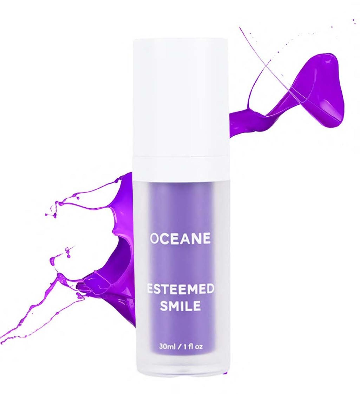 Purple Teeth Whitening Toothpaste - Effective Stain Removal & Colour Corrector for Brighten Smiles - Buy Online on GoSupps.com