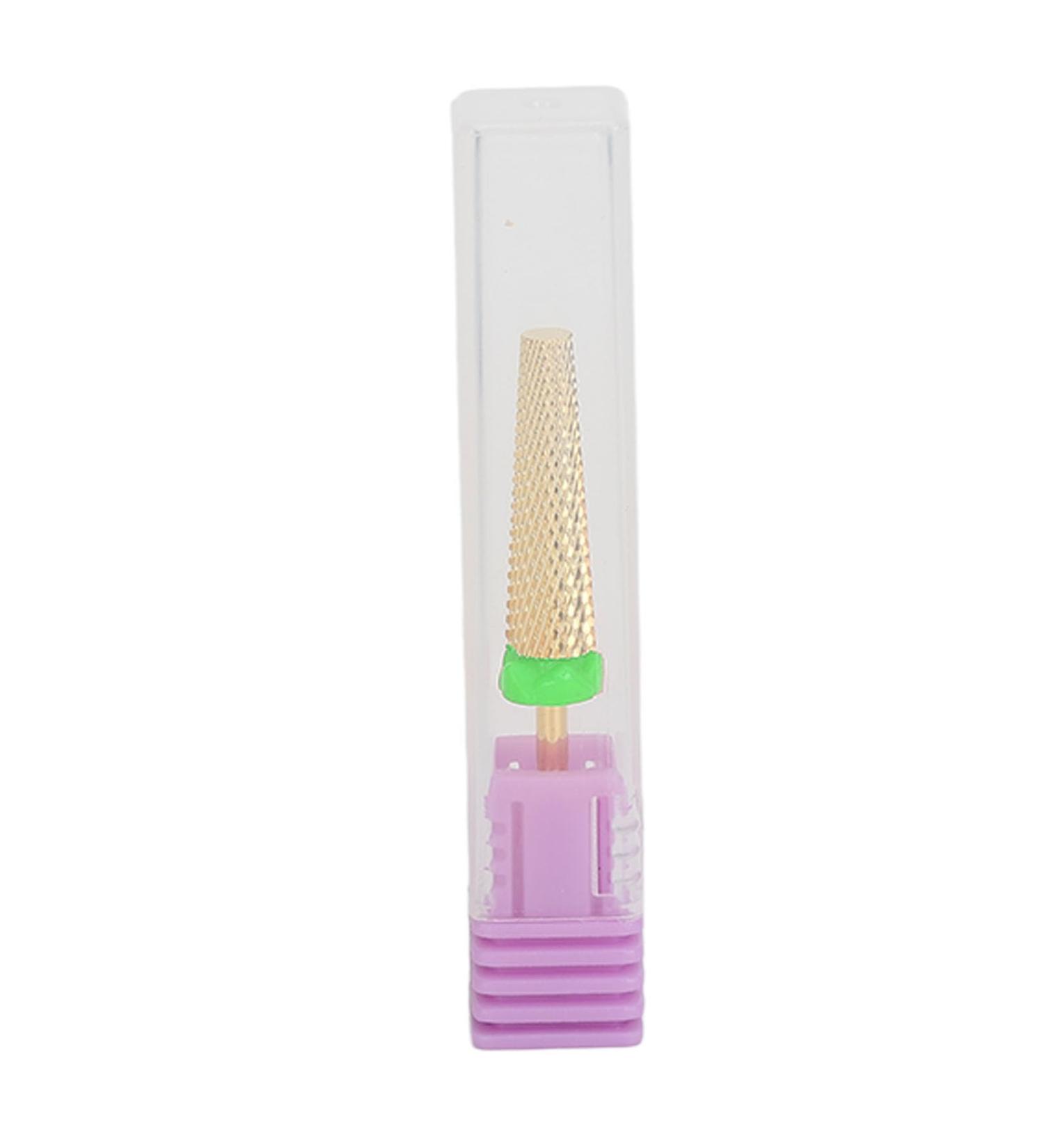 Tungsten Carbide Nail Drill Bit for Manicure Pedicure Quick & Efficient Grinding Extended Lifespan Versatile Usage High Grade Material Golden Color (134#-C) - Buy Online on GoSupps.com