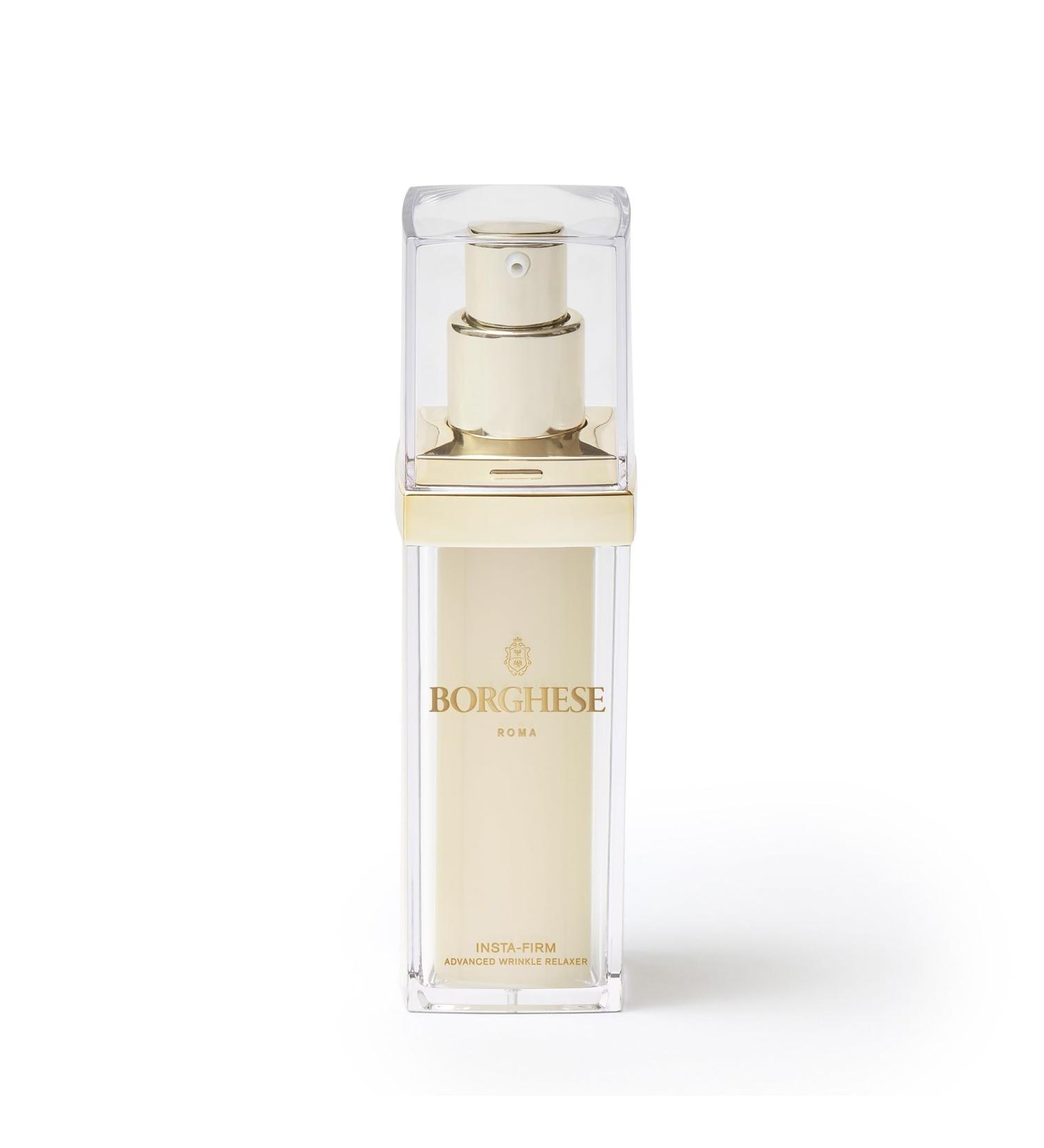 Borghese Insta-Firm Advanced Wrinkle Relaxer - Anti-Aging Facial Serum for Fine Lines & Wrinkles with Hexapeptide & Vitamin E For All Skin Types - Buy Online on GoSupps.com