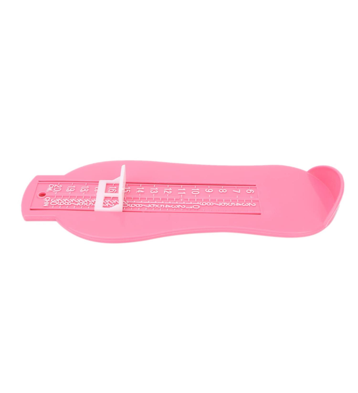 Kids Baby Shoe Foot Measuring Device - Pink Shoe Sizer Ruler for Accurate Shoe Shopping - Buy Online on GoSupps.com