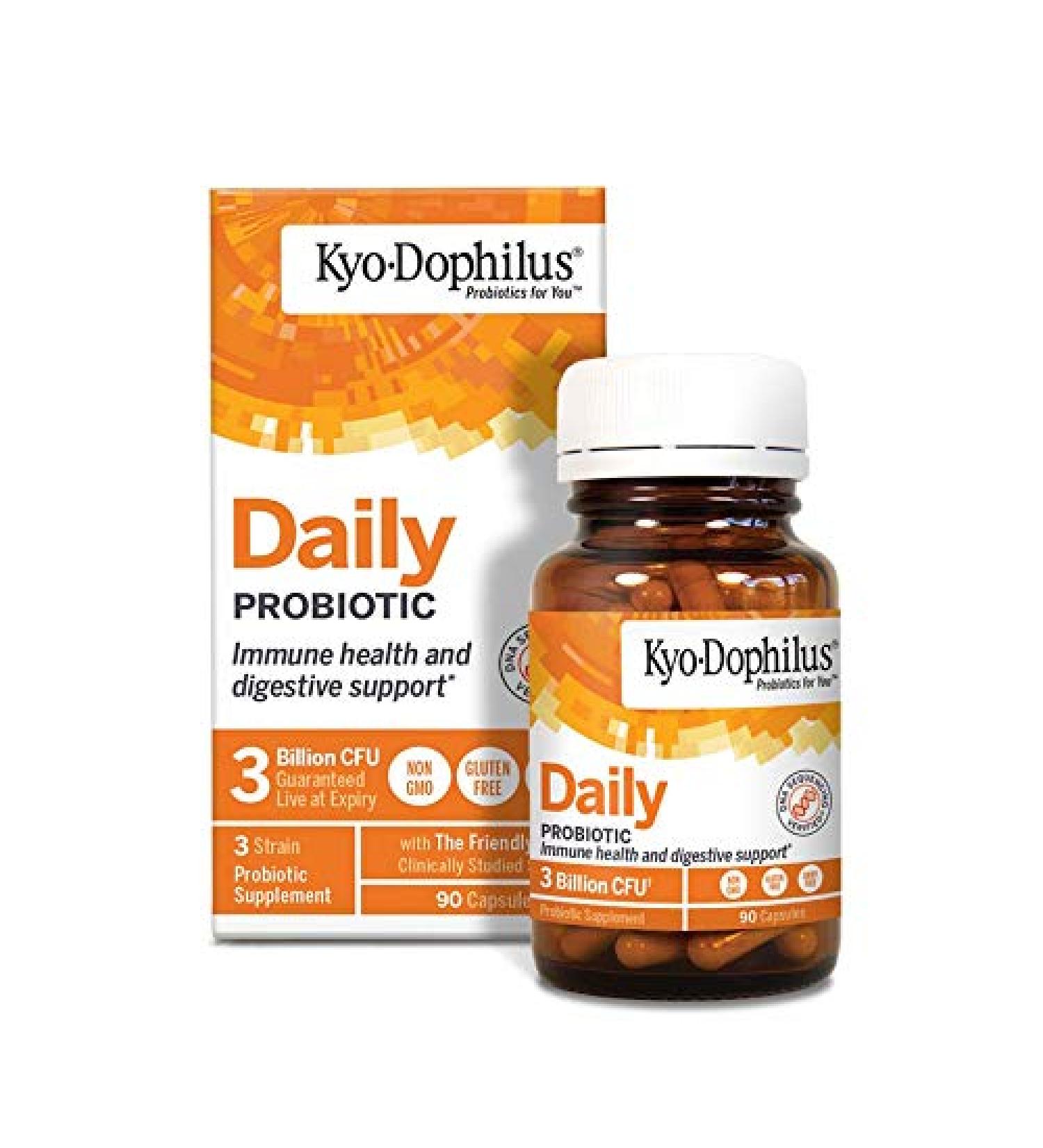 Kyo-Dophilus Daily Probiotic - Digestive & Immune Support, 90 Capsules - Buy Online on GoSupps.com