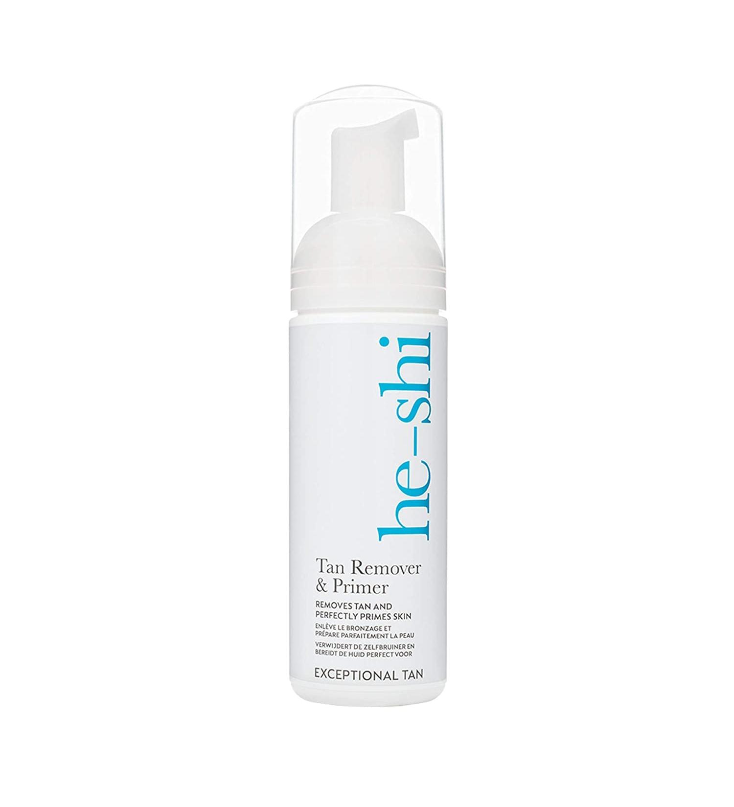 HE-Shi Tanning Remover & Primer | Remove Artificial Browning in 5 Minutes | Vegan Aloe Vera Formula (150ml) - Buy Online on GoSupps.com