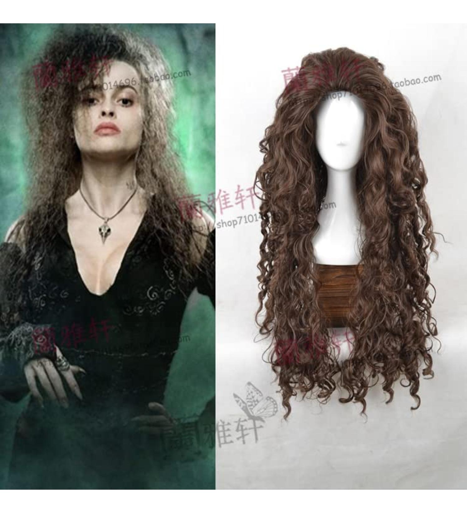 Free Hair Net with Women s Bellatrix Wig - Long Wavy Hair for Witch Costumes - Shop Now! - Buy Online on GoSupps.com