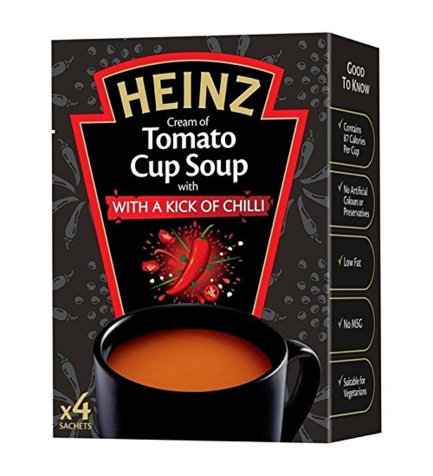 Heinz Tomato Chili Soup Cups 90 g Set of 6