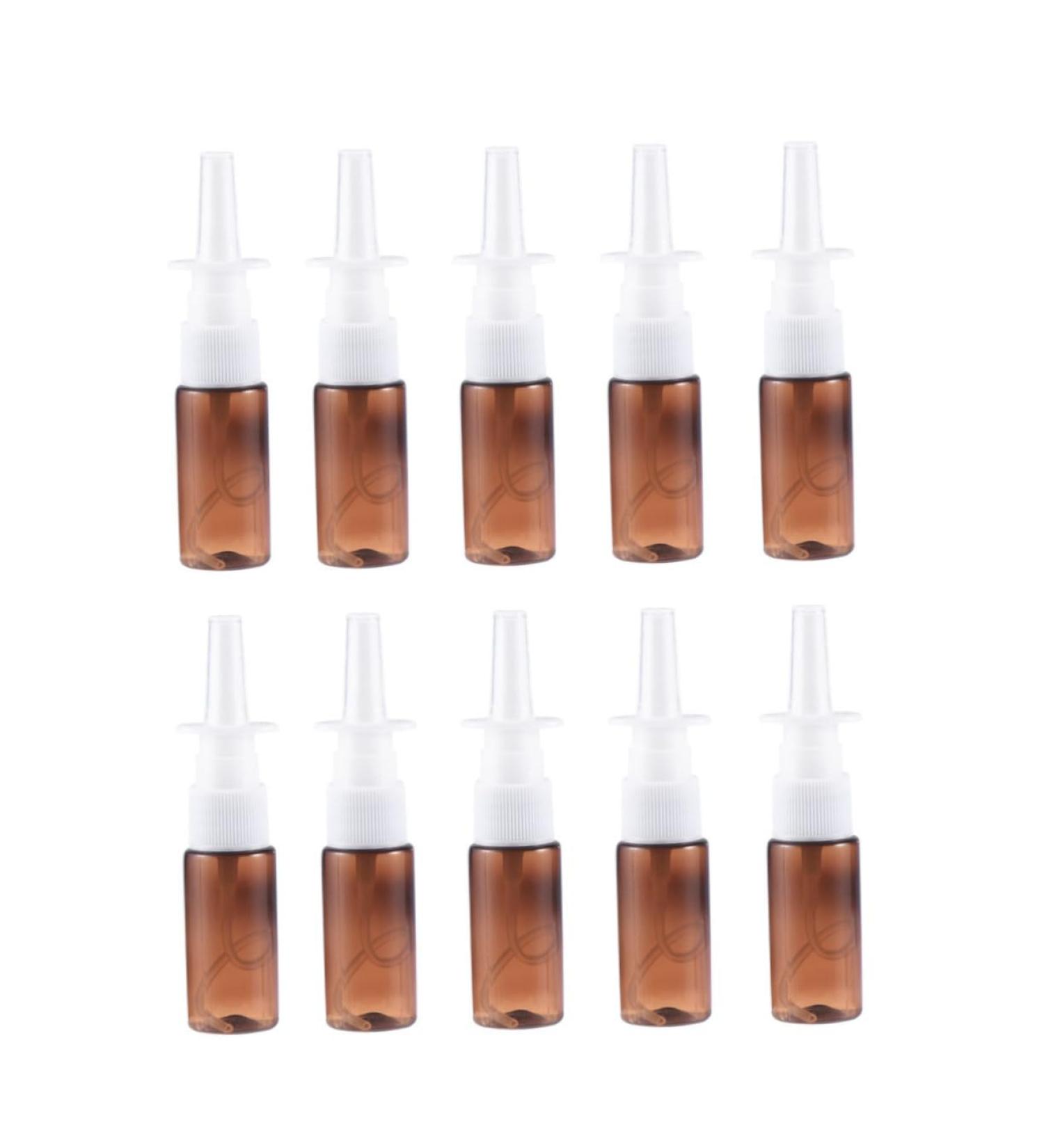 FRCOLOR 15pcs Pump Bottles for Liquids - Refillable Mini Spray & Nasal Spray Containers - Plastic Moisturizing Bottle Set - Buy Online on GoSupps.com