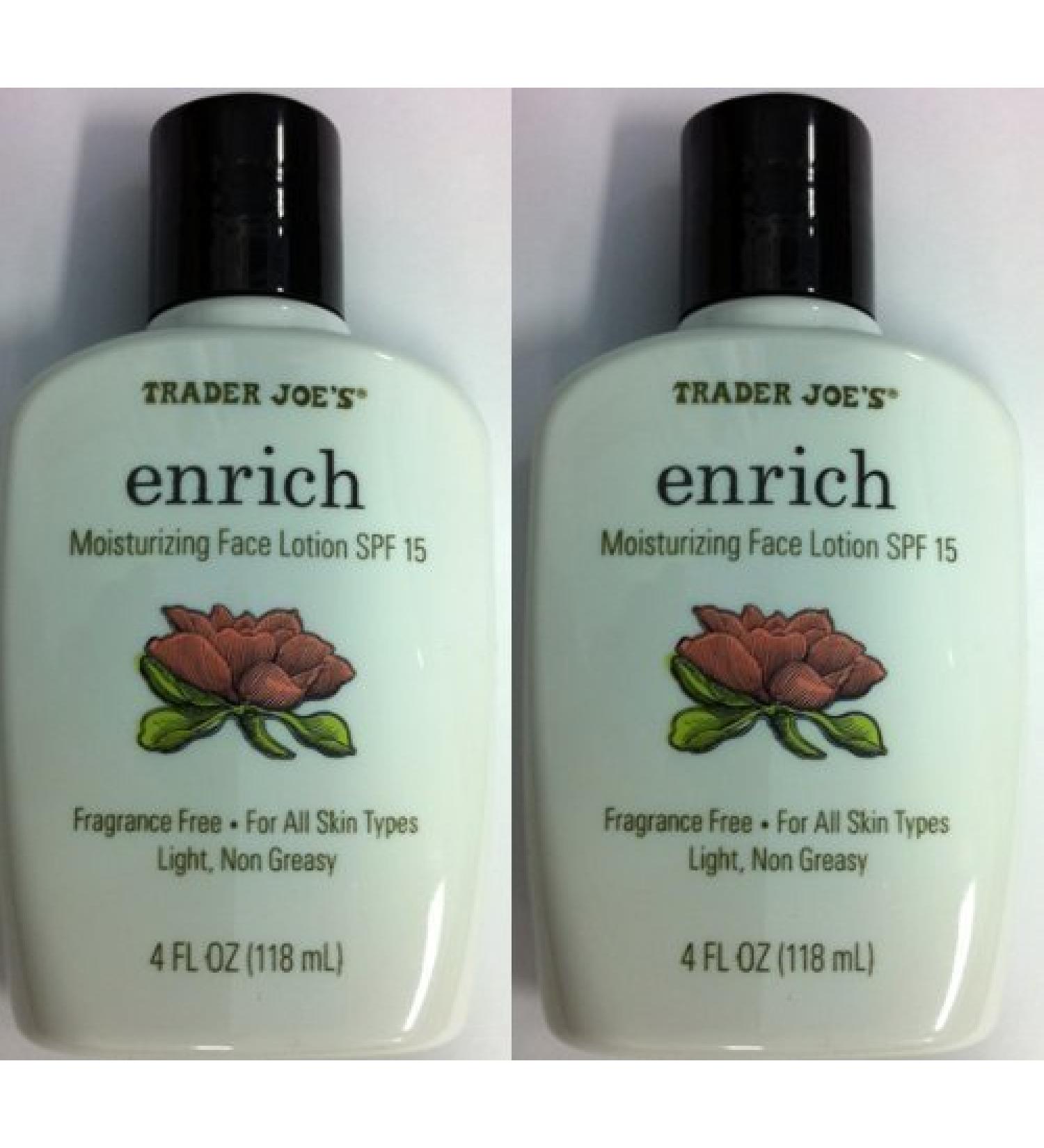 Trader Joe's Enrich Moisturizing Face Lotion Pack of 2