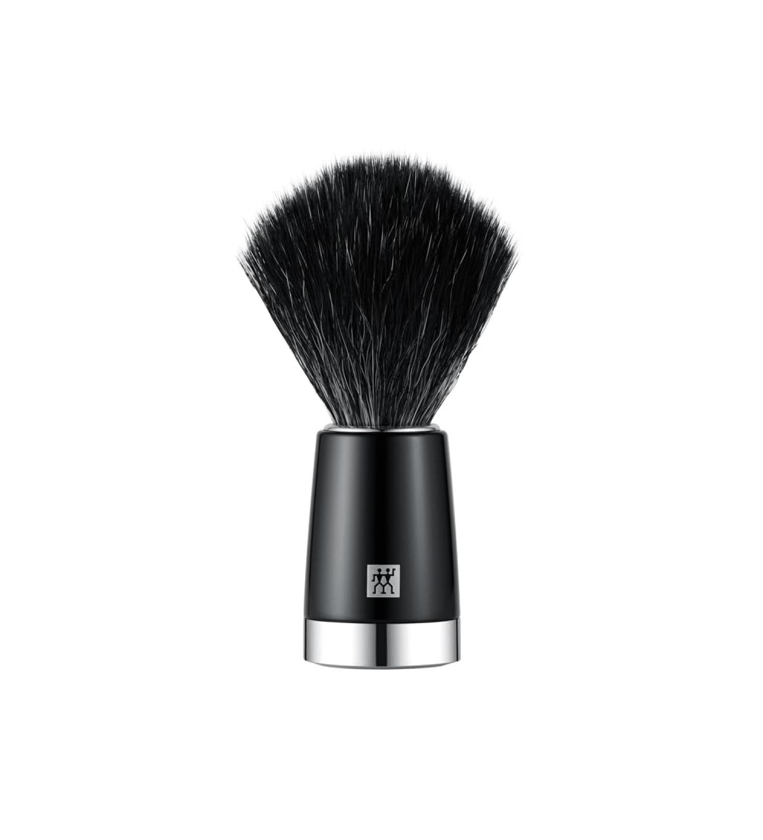 ZWILLING Vegan Shaving Brush - Synthetic Hair Soft Bristles for Safety Razor Shaving Easy-Care Black Brush - Buy Online on GoSupps.com