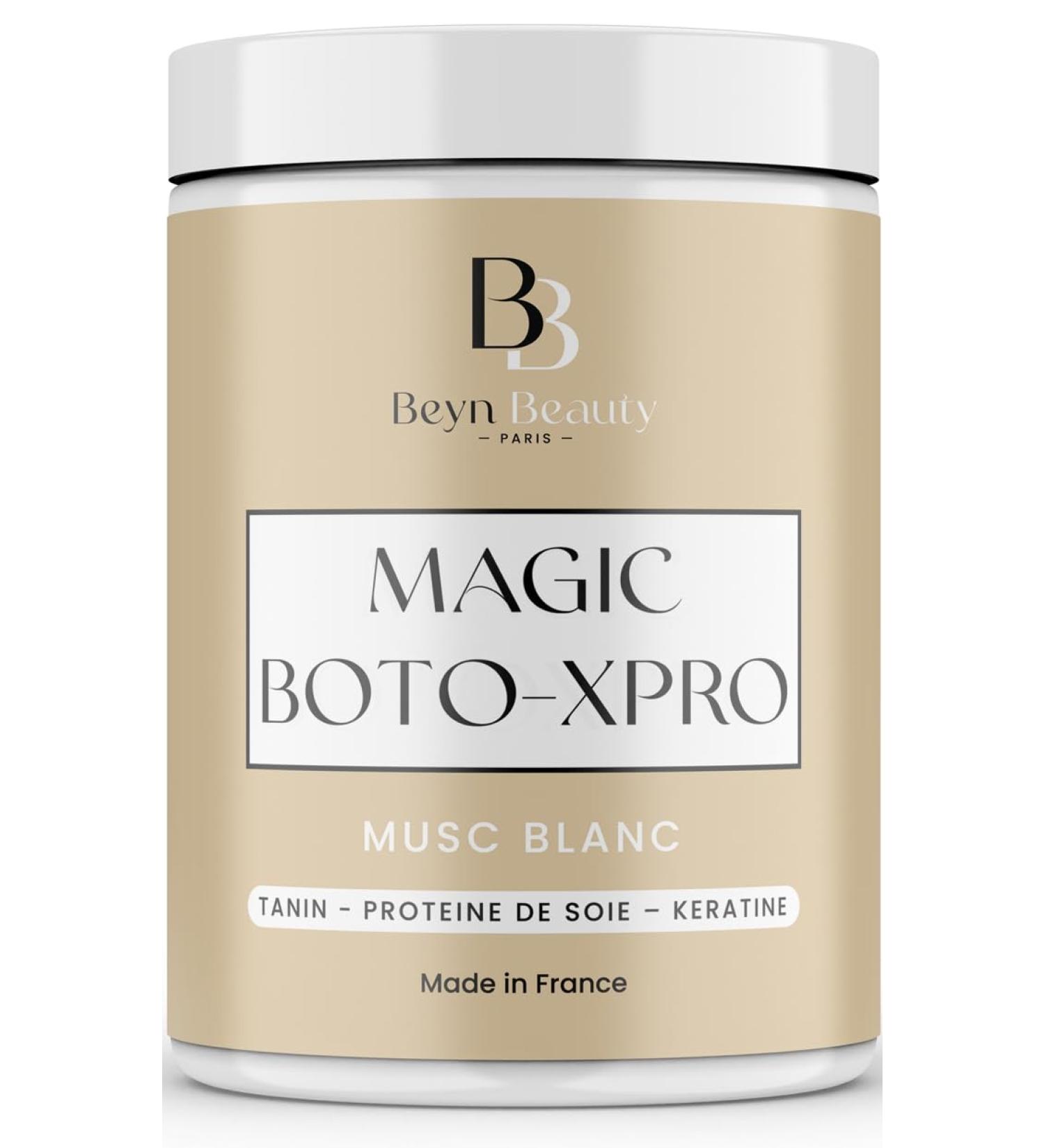 BOTOXPRO CAPILLAIRE professionnel pour cheveux abim s | Masque Hydratant fortifiant lissant la K ratine Acide hyaluronique tanin prot ine de soie | Fabriqu en France (1000 ml Musc Blanc) Musc Blanc 1 l (Lot de 1) - Buy Online on GoSupps.com
