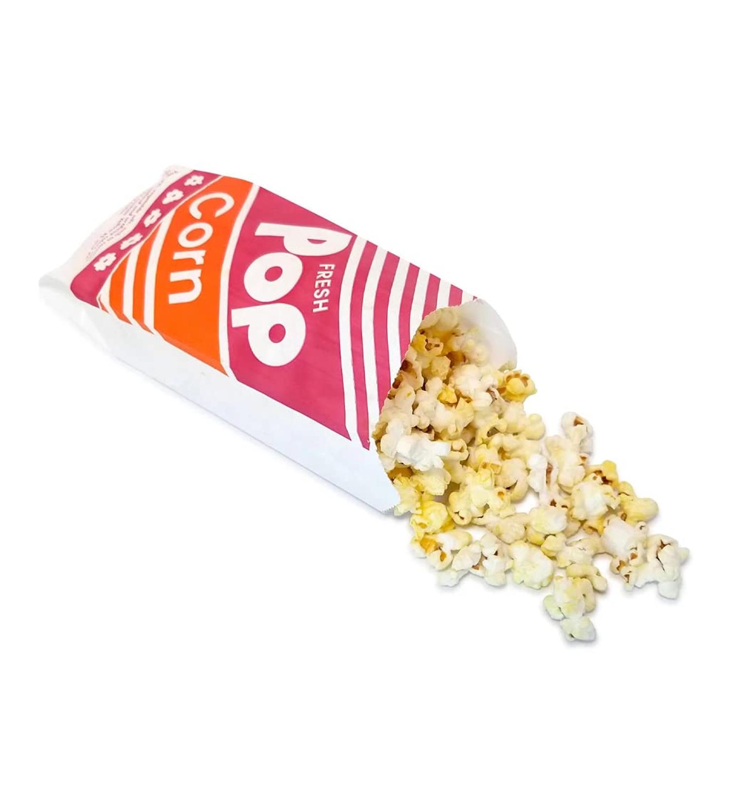 1 Oz Popcorn Bags - Pack of 125 Count for Concession Stands & Movie Nights - Buy Online on GoSupps.com