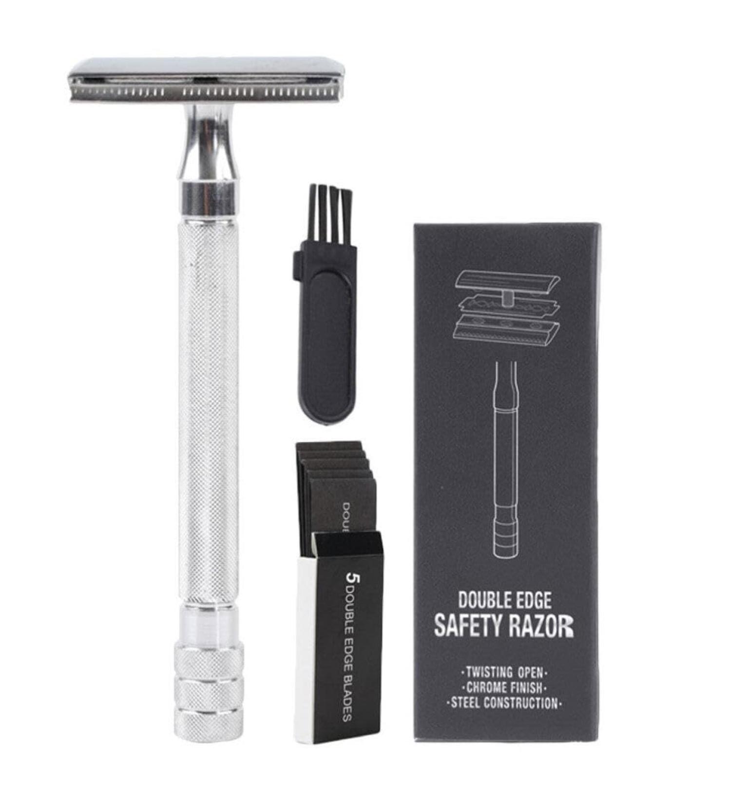 Beavorty 1 set of manual rugging mustache razor small wallet organizer trimmer for men facial razor manual beard trash razor razor for body hair.