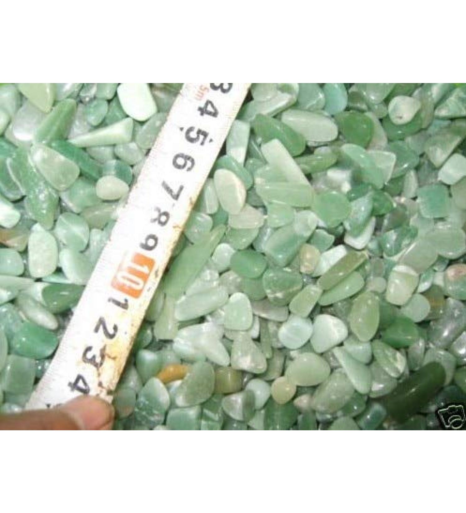 2.2lb Natural Green Jasper Quartz Crystal Tumbled Stone JZIGTDEM
