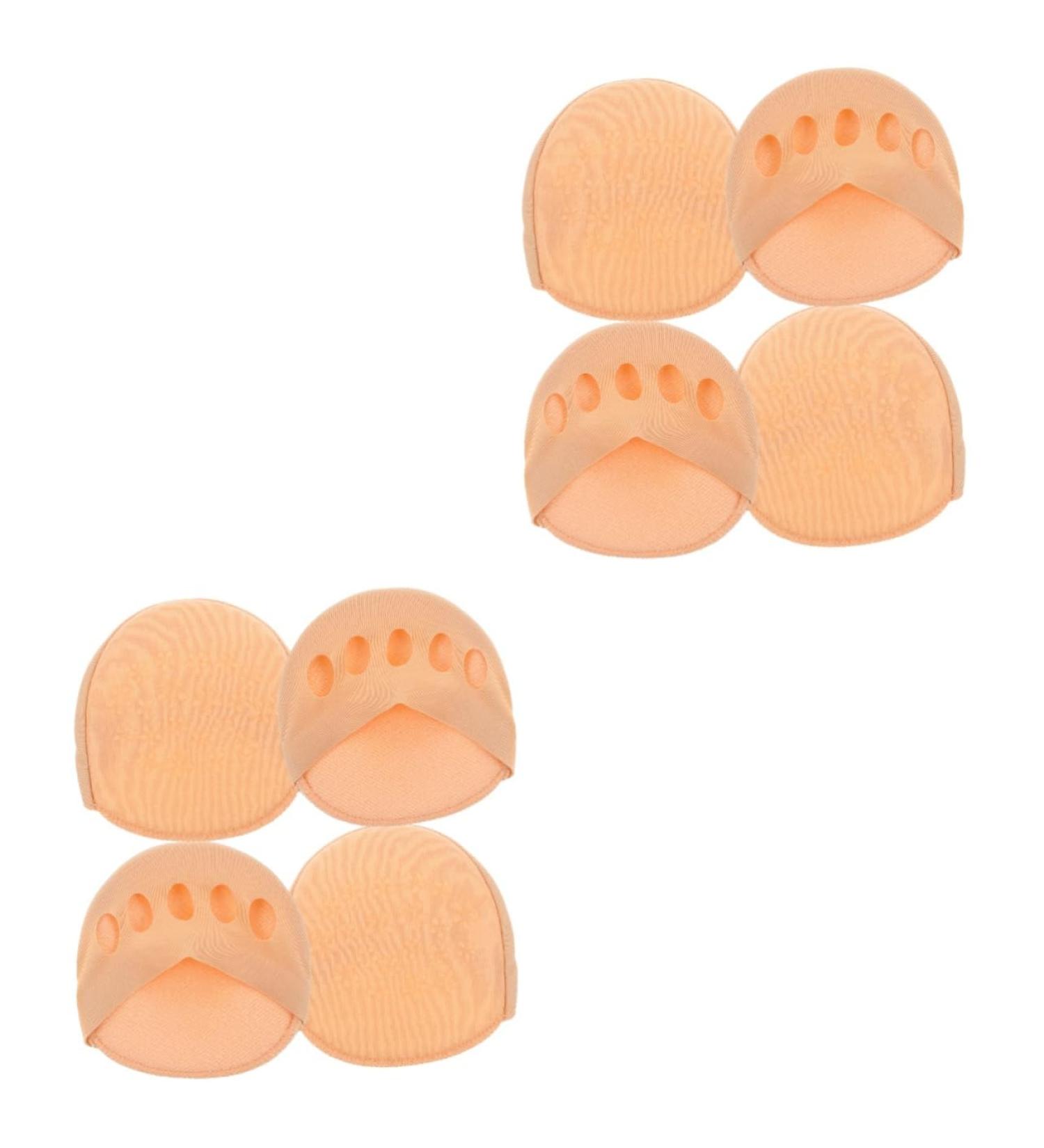 FRCOLOR 4 Pairs of High Heels Forefoot Pads Metatarsa Foot Pads Forefoot Pads Not Women's Socks Heel Spurs Insoles Shoe Insoles Girls' Socks Summer Toe Socks Sweat Absorbing Soles - Buy Online on GoSupps.com